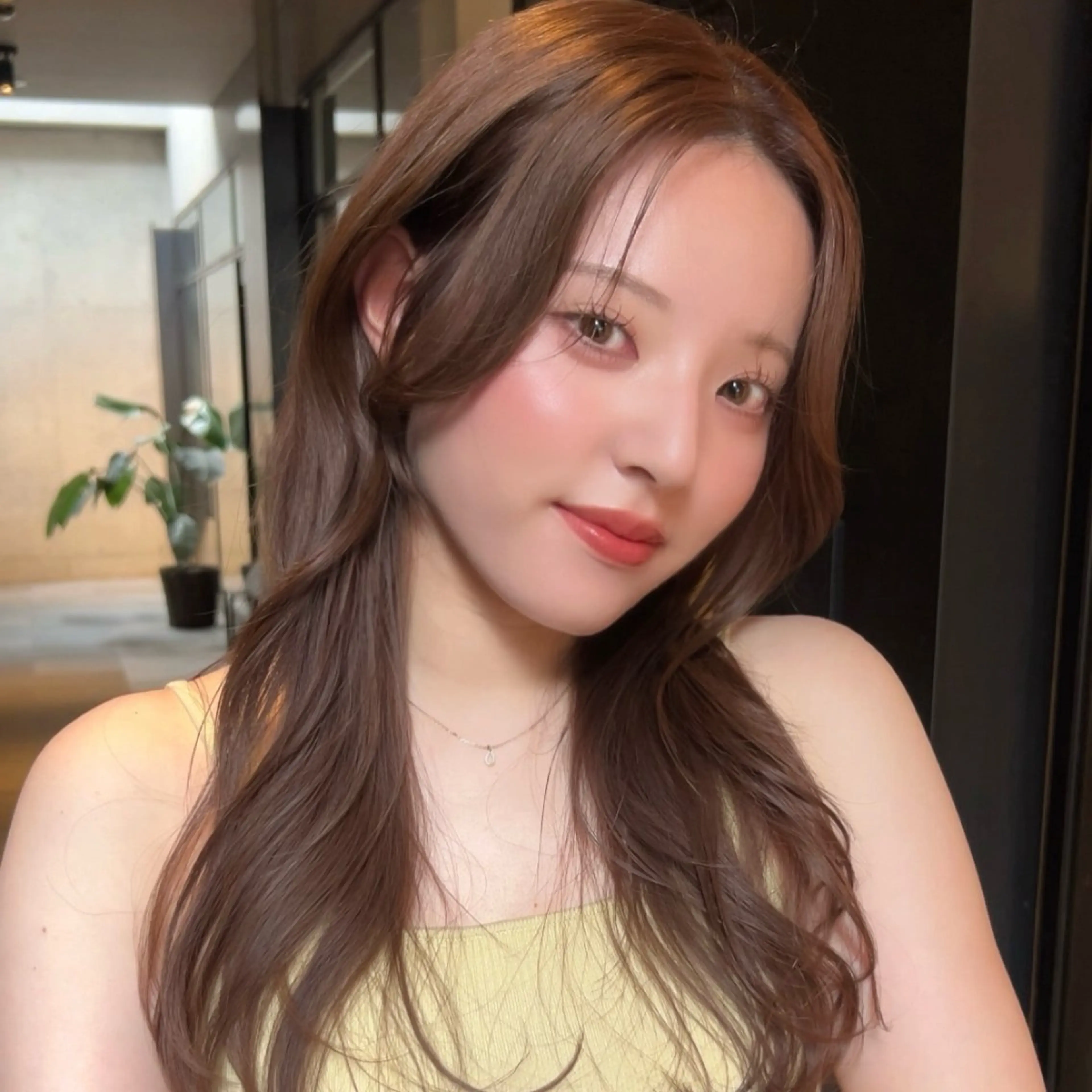 ロング カット ヘアカラー トリートメント 🌸透明感/レイヤー / 栗林 彩🌸のヘアスタイル