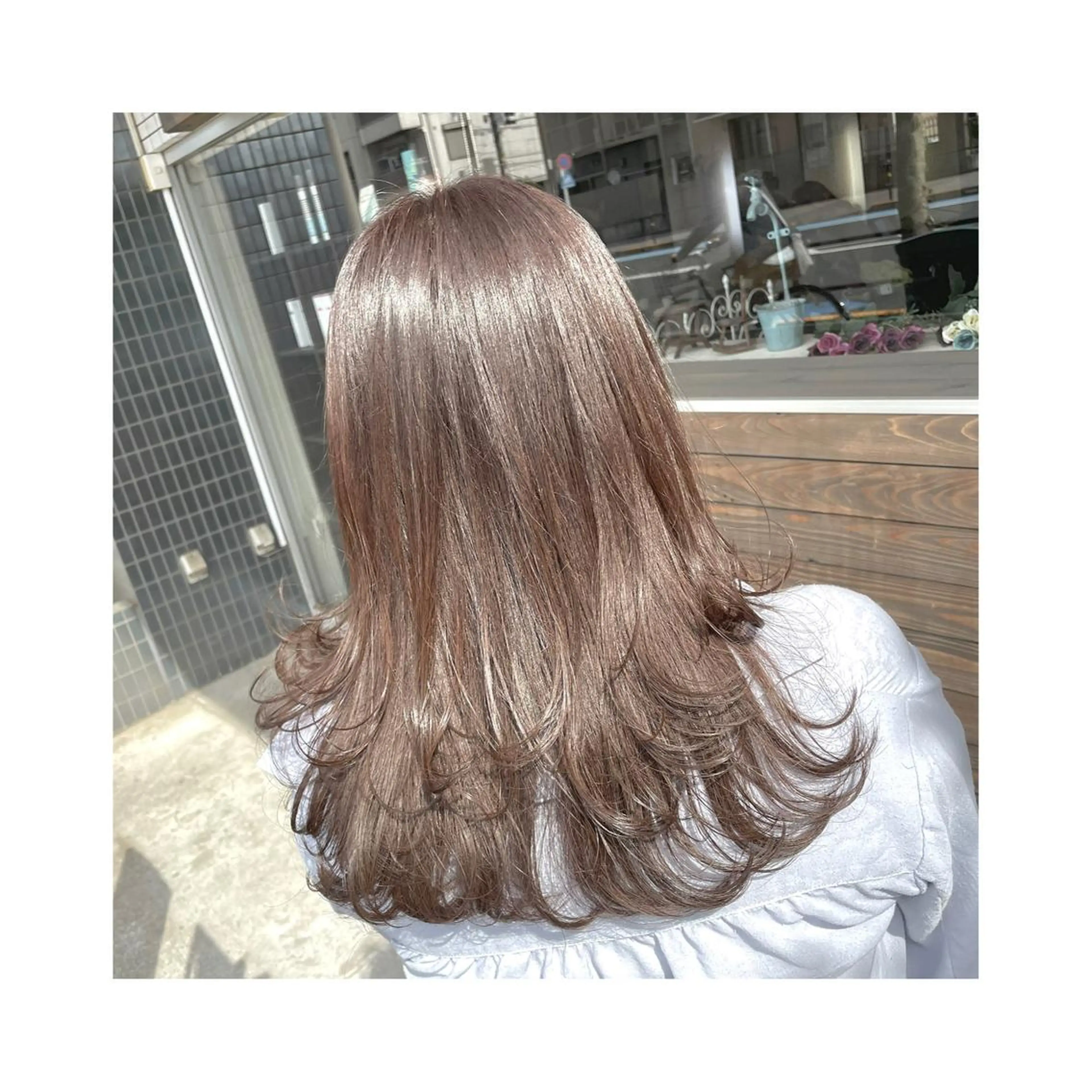 セミロング カラー カット ヘアカラー トリートメント ish by fan .代表✂️木谷宏夢のヘアスタイル