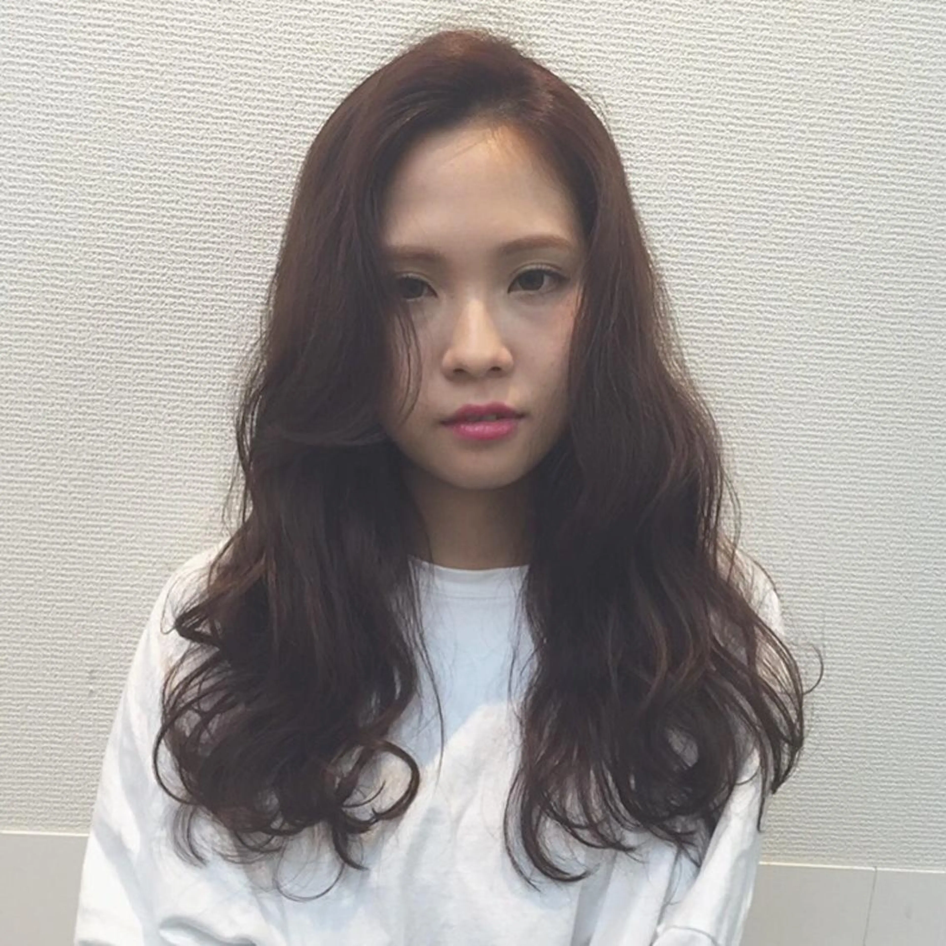 セミロング ロング カラー パーマ 外国人風カラー 前髪顔周り✂️店長 ❤️アマミヤ❤️のヘアスタイル