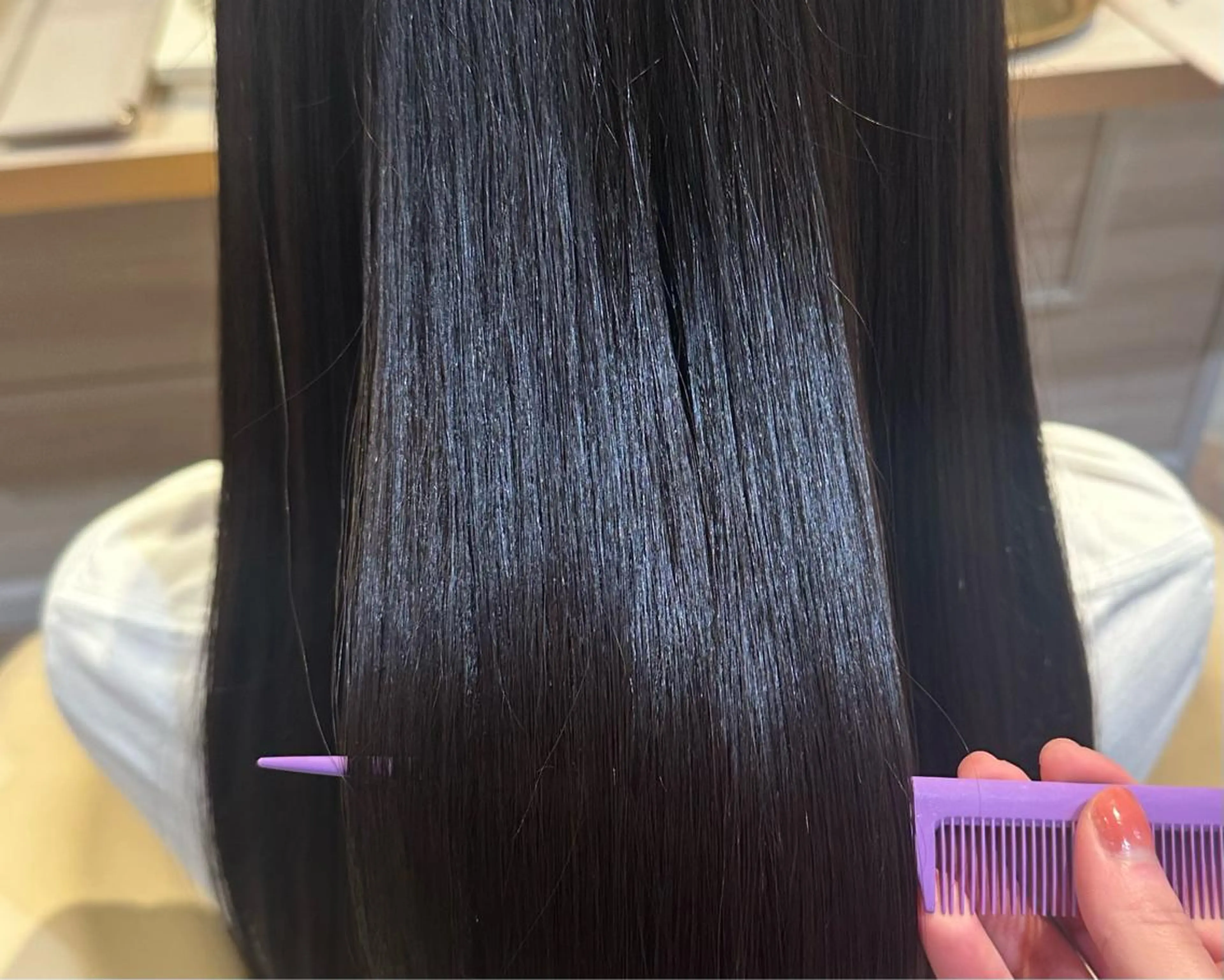 ロング 髪質改善 トリートメント ヘアカラー ヘッドスパ サコ ミのヘアスタイル