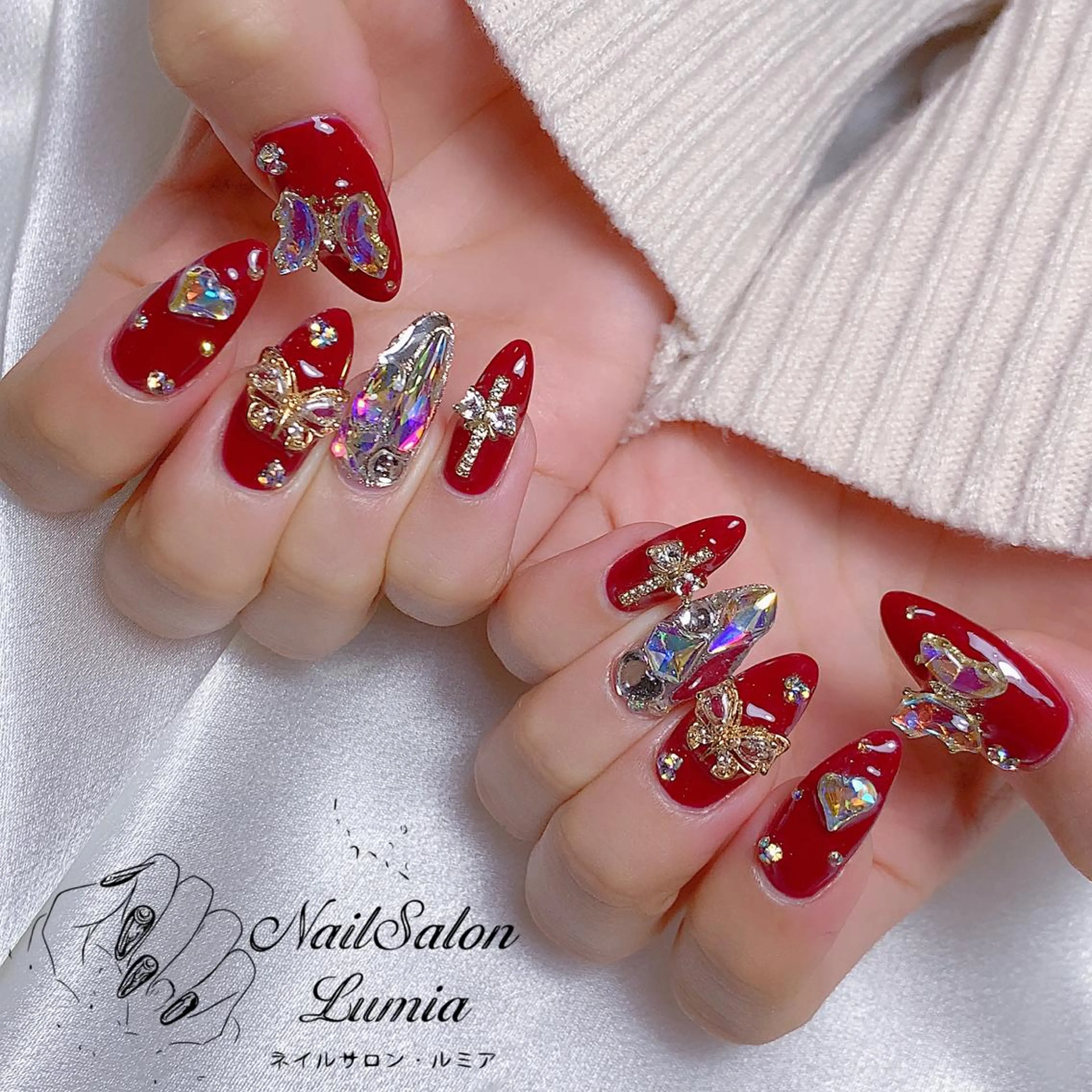 ネイル ハンドネイル ネイルサロン ルミア Lumia 店長のネイルデザイン