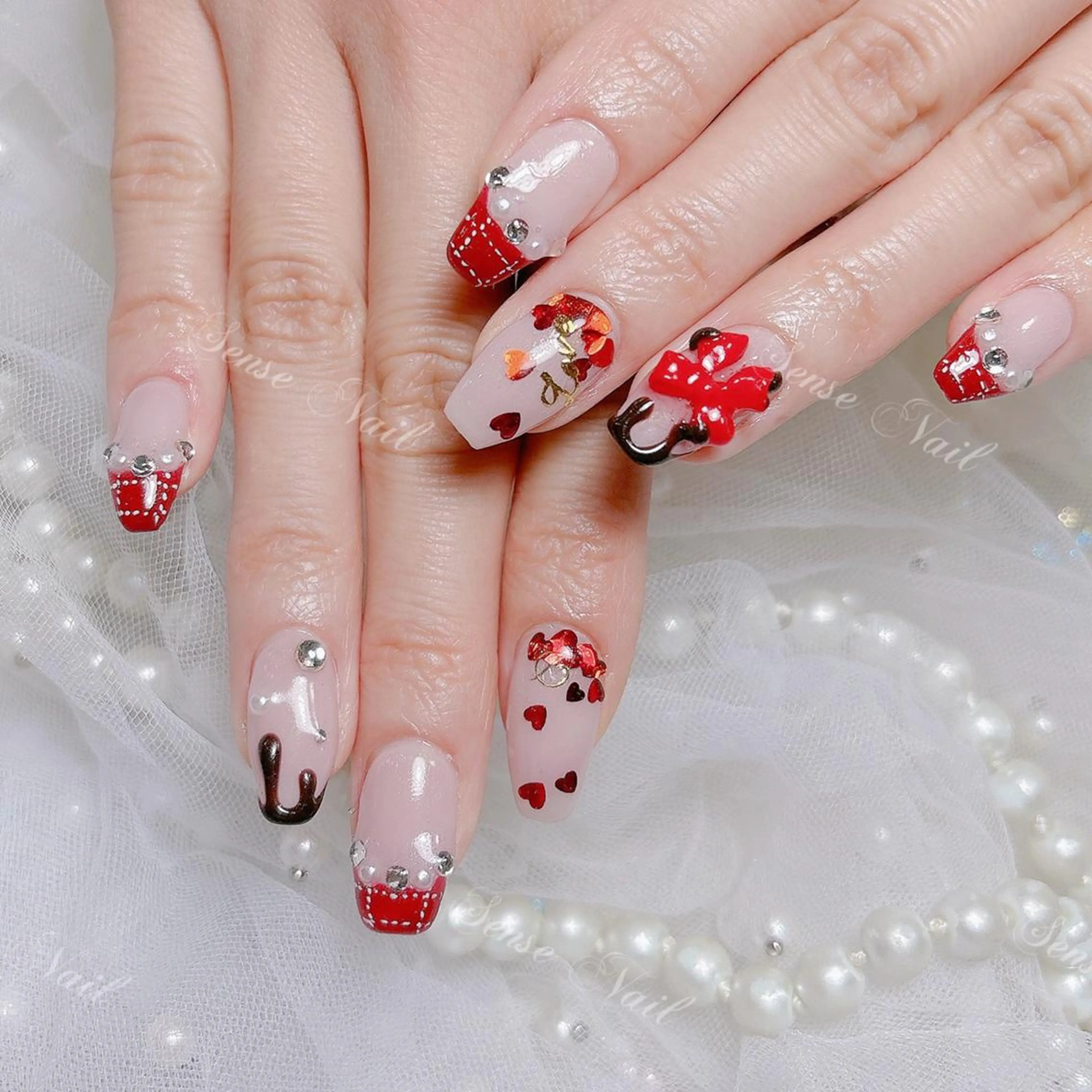 ネイル ハンドネイル 🎀Sense Nail新宿店🎀のネイルデザイン