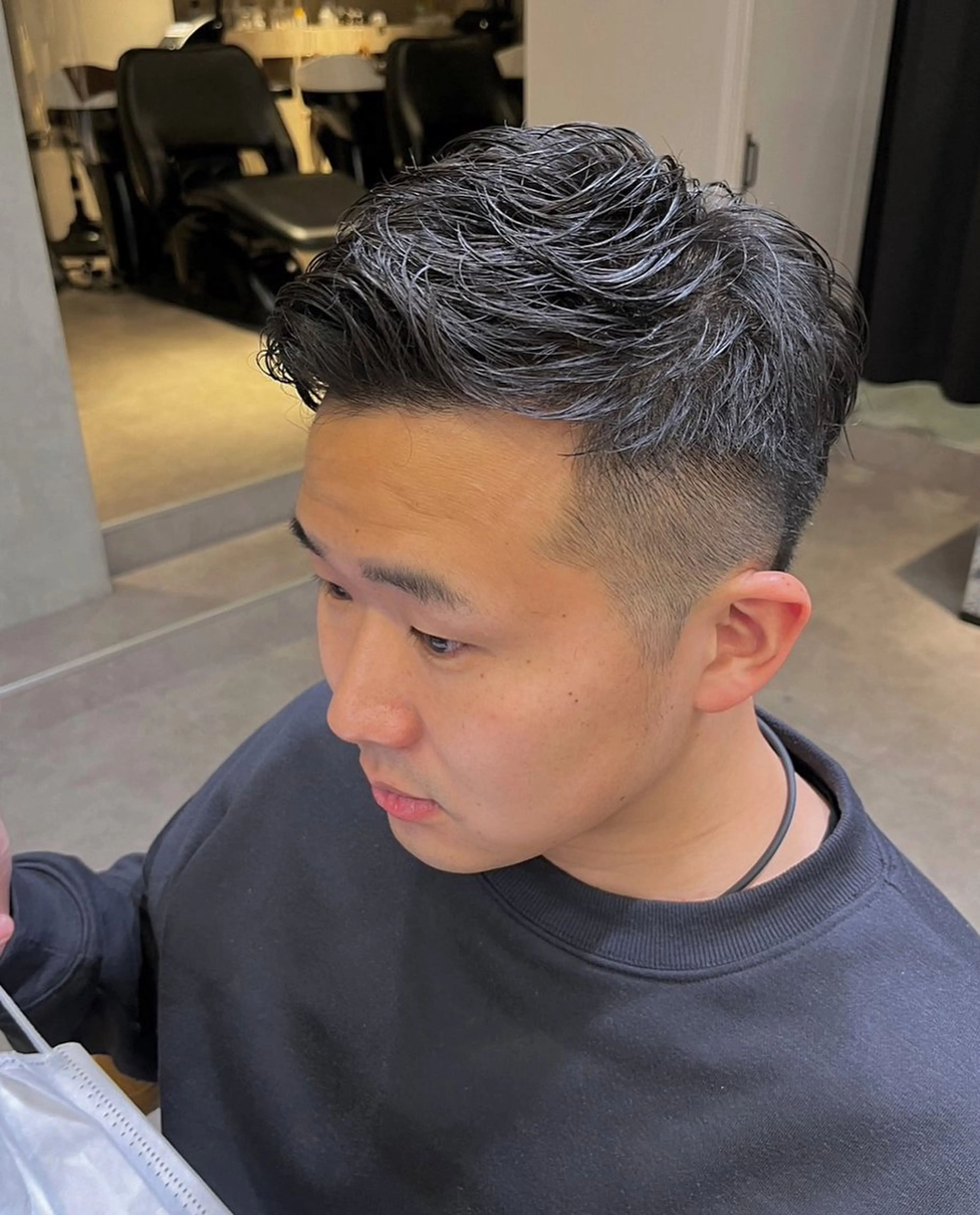 ショート メンズ YUI🍊 ボブ/メンズパーマのヘアスタイル