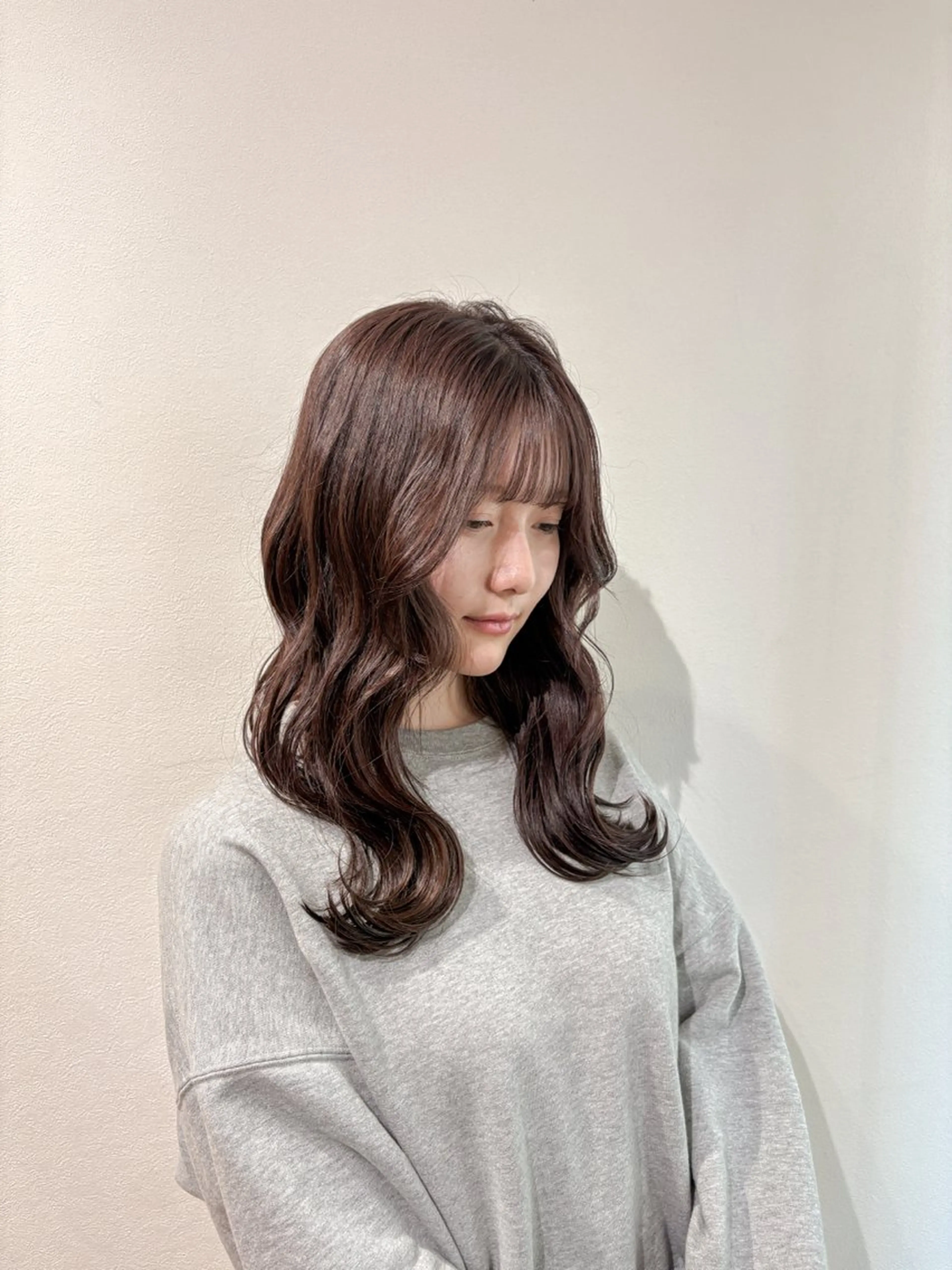 セミロング カラー ヘアアレンジ ヘアカラー cut／nail ▫️ｲﾁｶ🌻のネイルデザイン