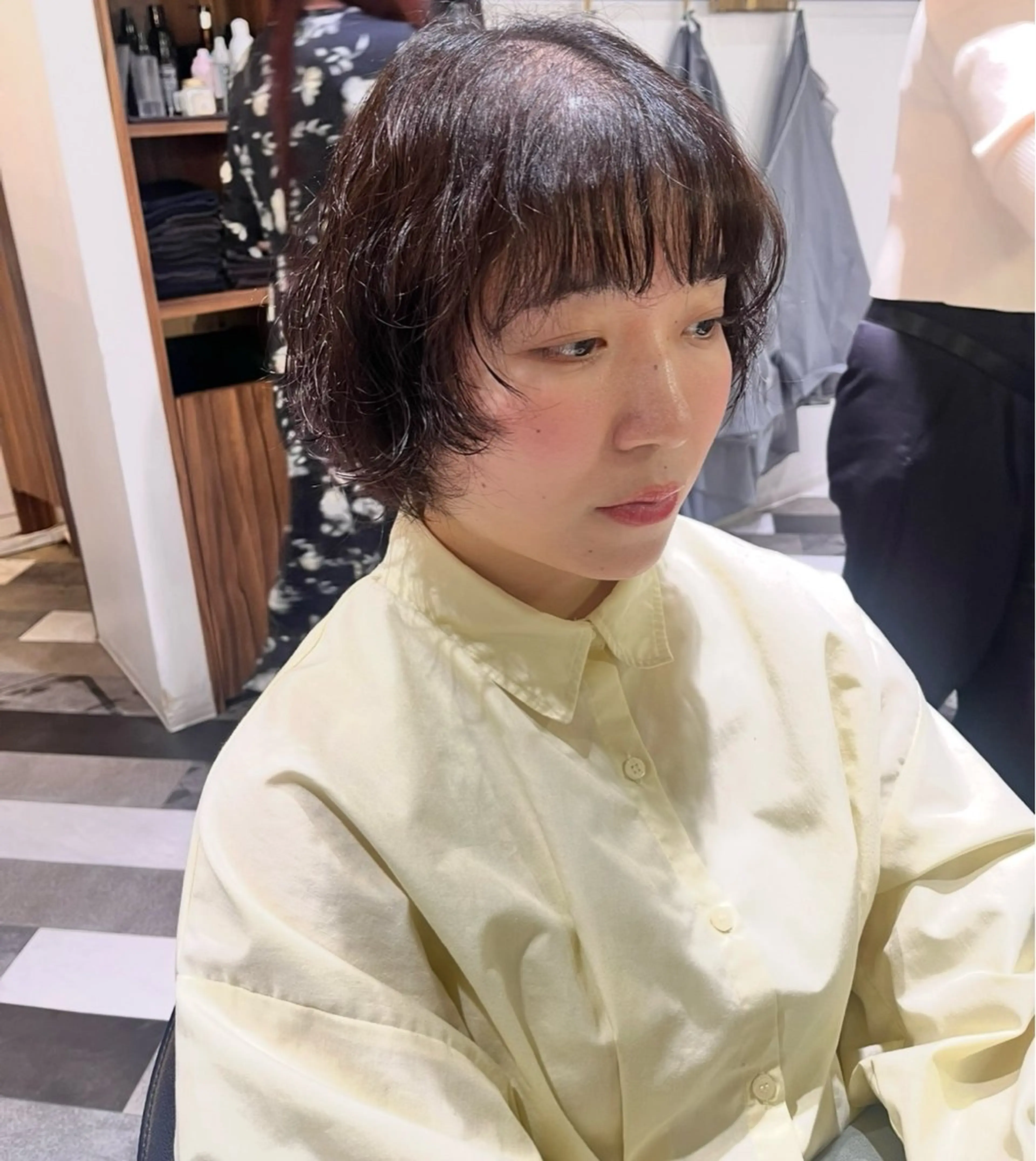 ショート パーマ 。⚪︎＊根本 かりん＊。⚪︎のヘアスタイル