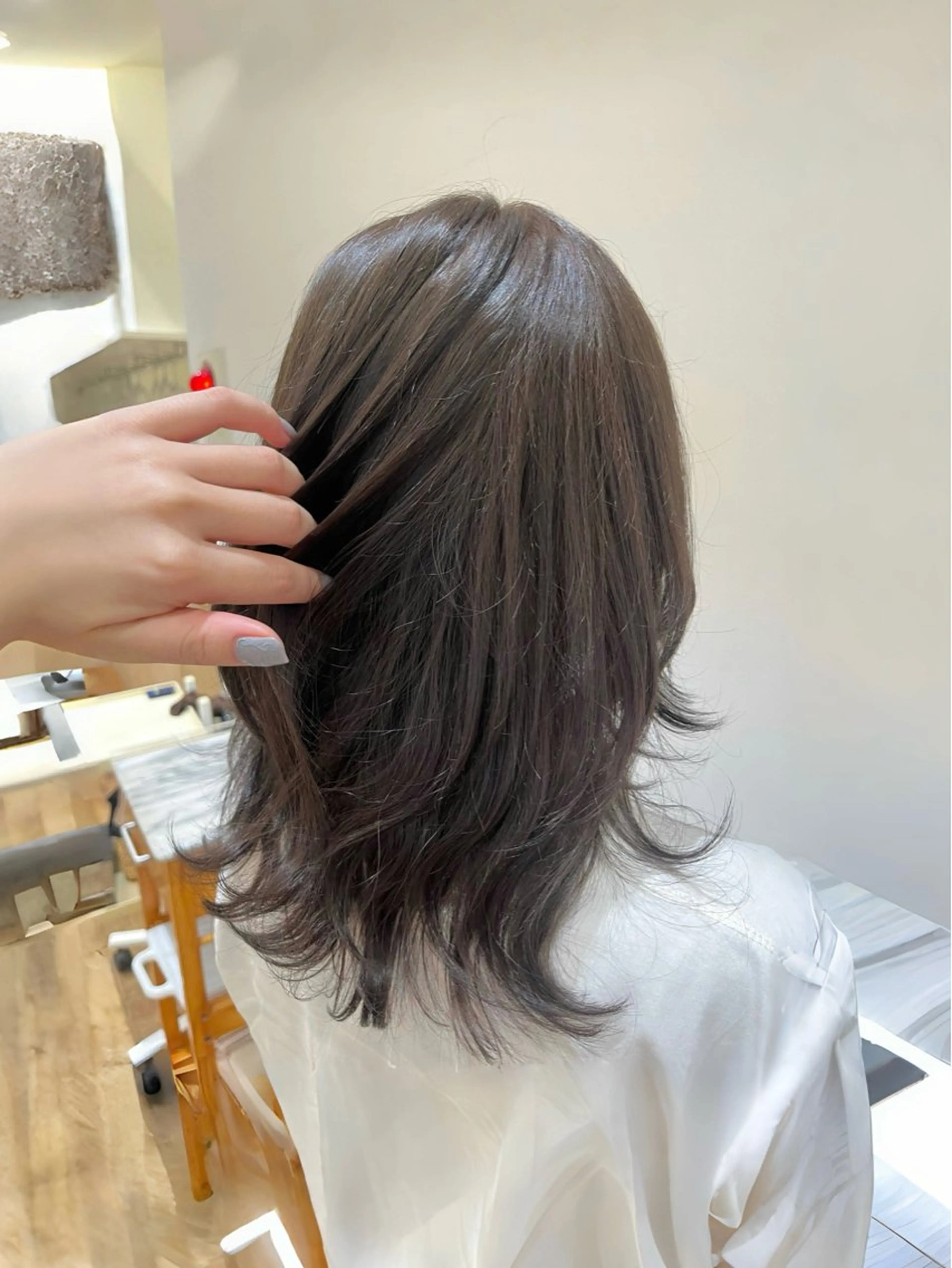 ミディアム カラー ヘアカラー 暖色カラー/ダブル カラー/名古屋/辻のヘアスタイル