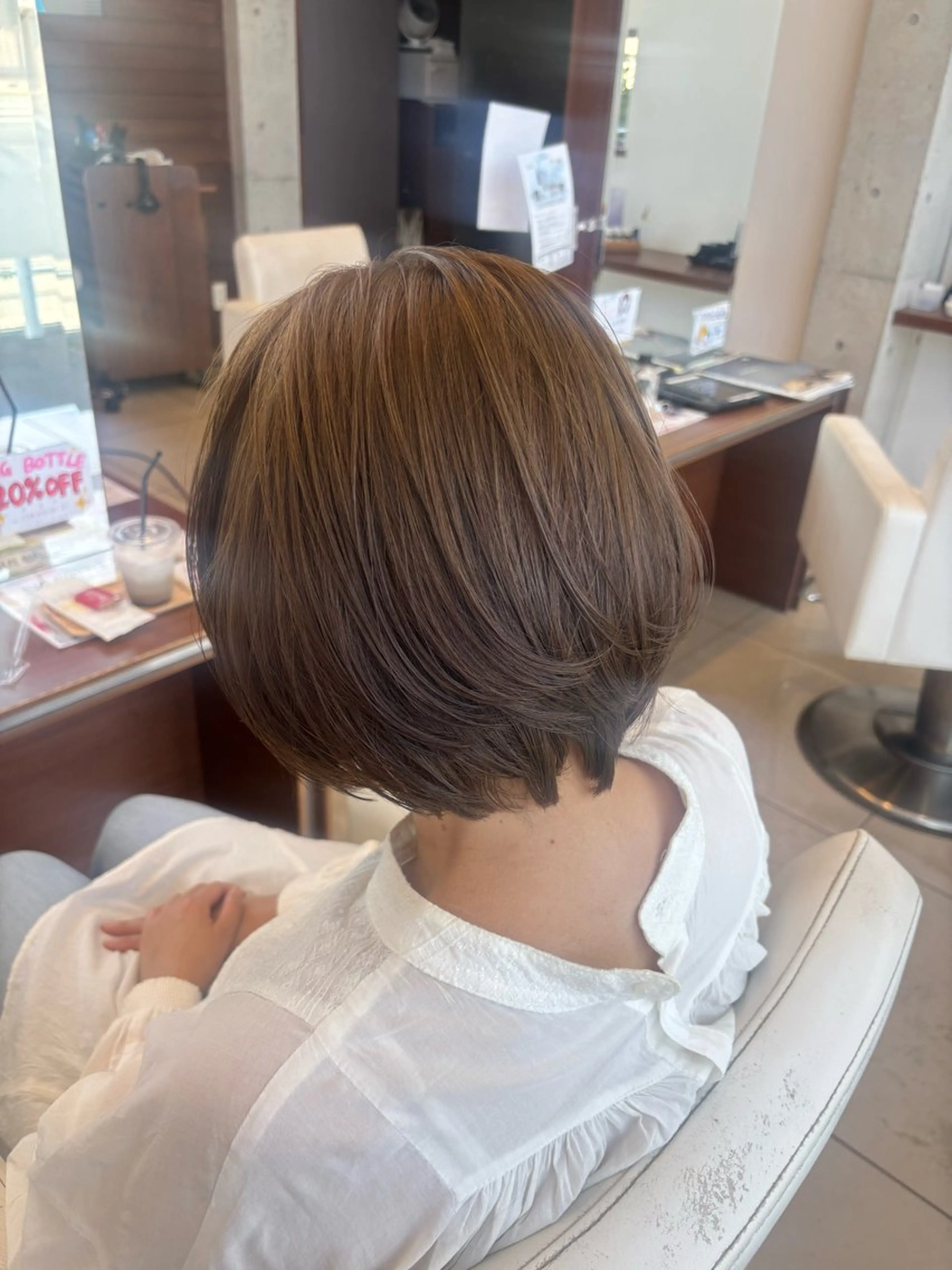 カラー 心美/ブリーチなし 透明感カラーのヘアスタイル