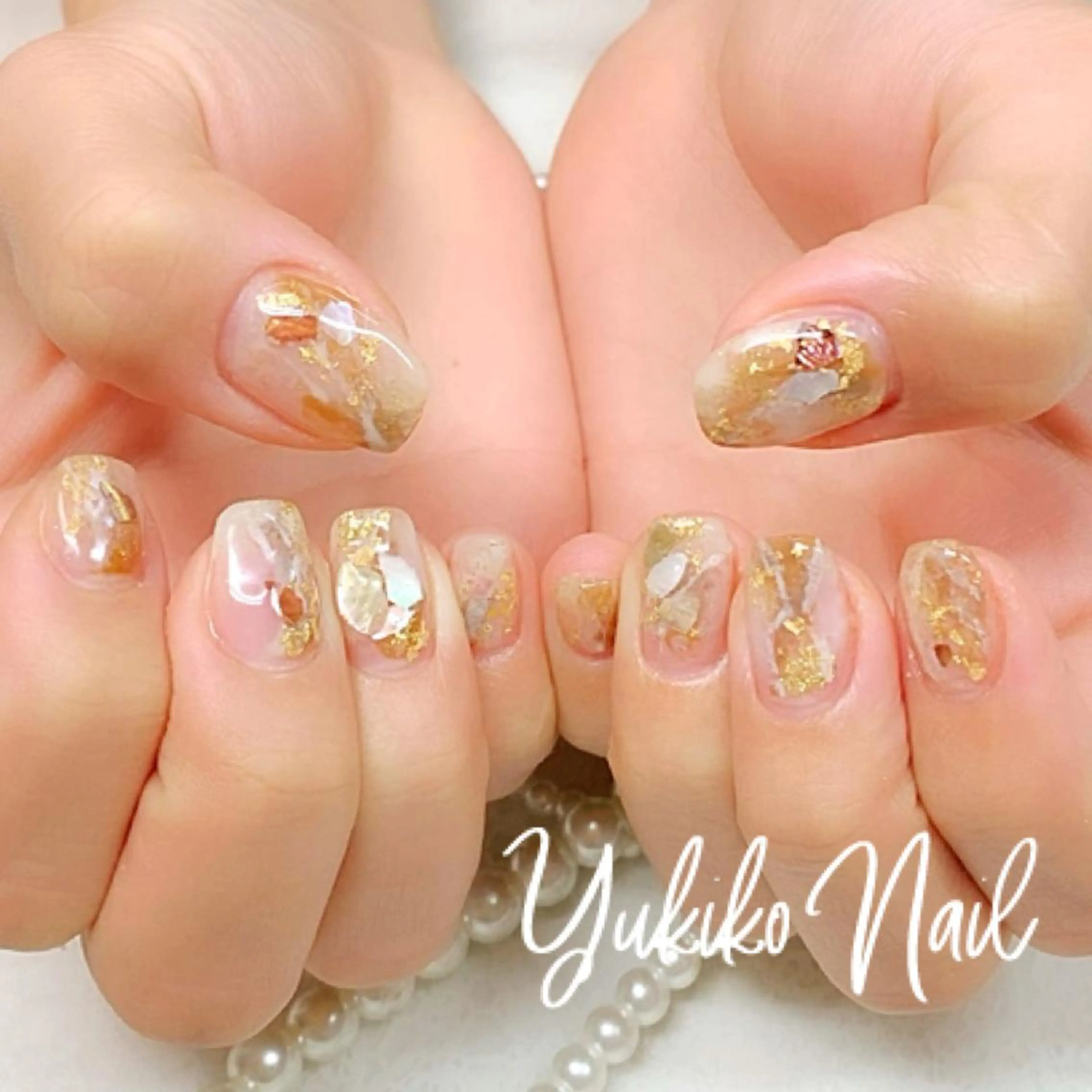 ネイル ニュアンスネイル ハンドネイル ユキコ ネイルのネイルデザイン
