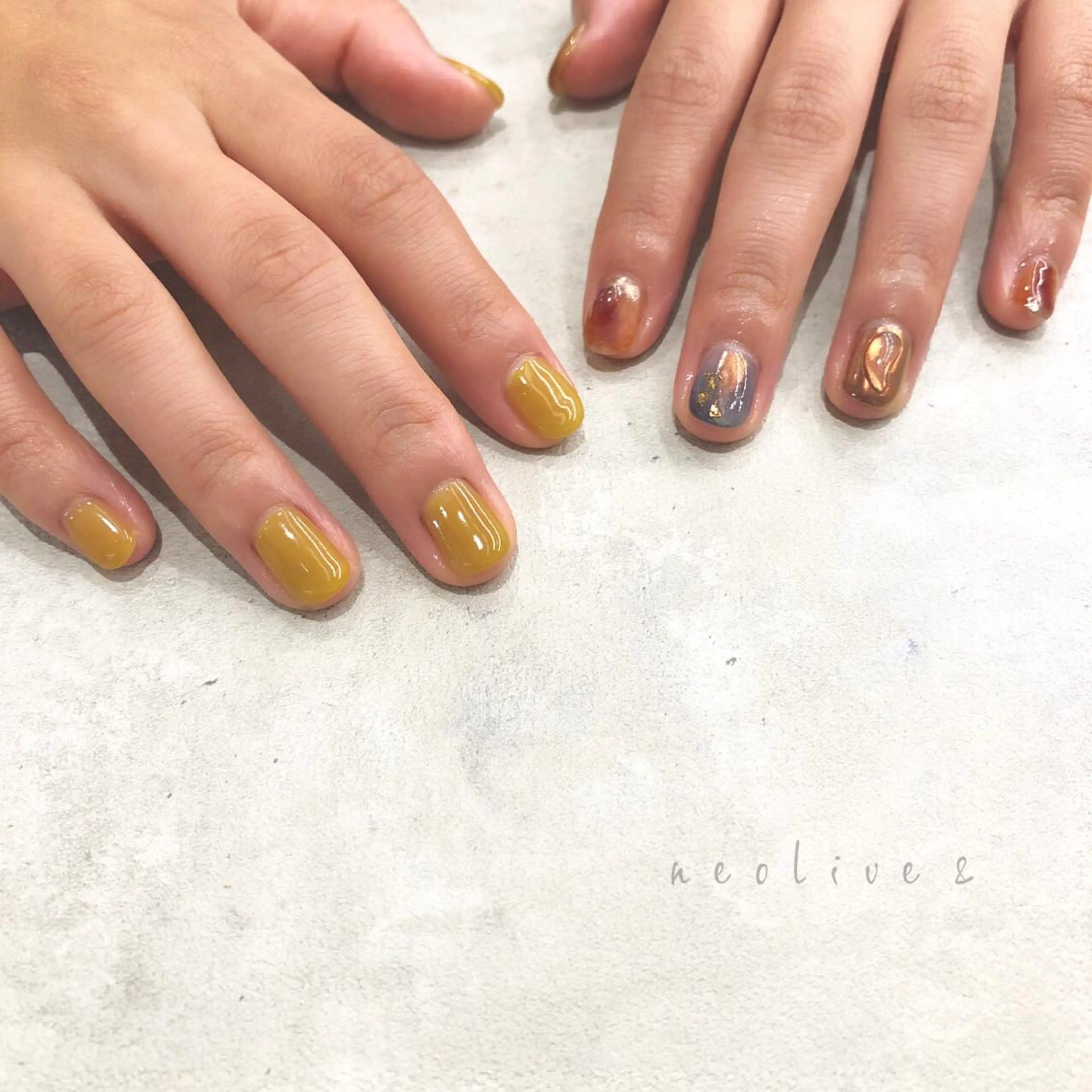 ネイル ハンドネイル Yuriko Omi パラジェル/渋谷のネイルデザイン