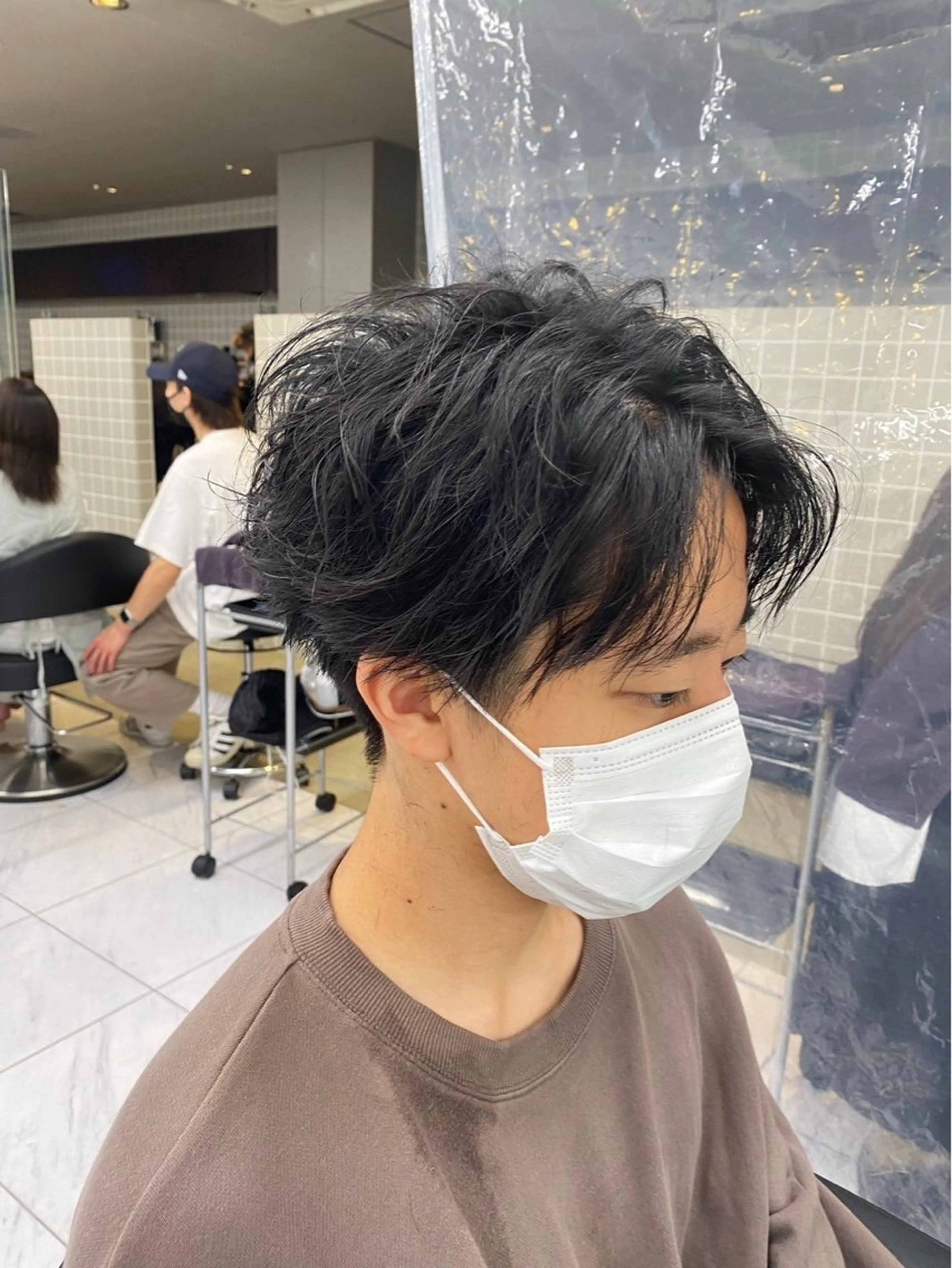 カラー パーマ メンズ メンズ特化/パーマ/ カット/カラー/るなのヘアスタイル