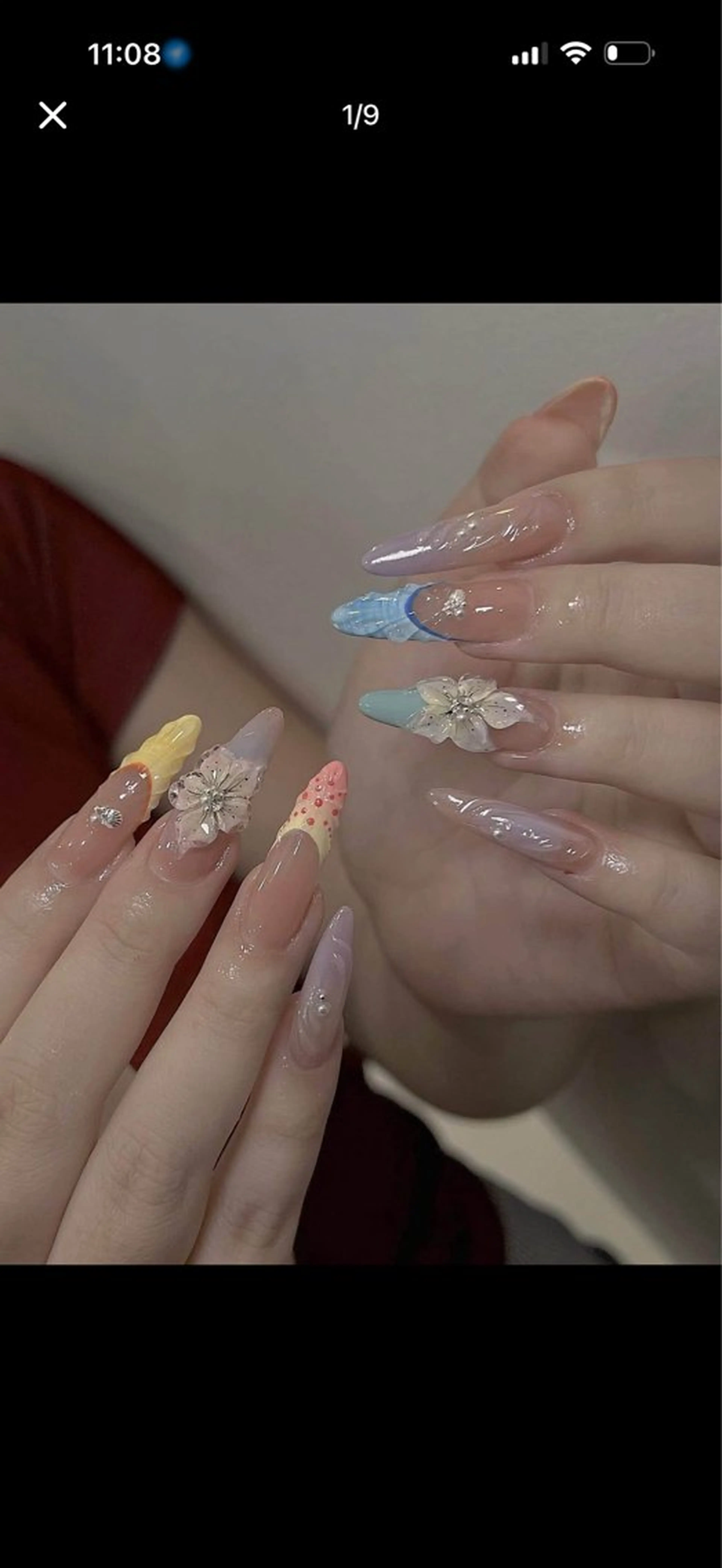 ネイル ボルドー キラキラネイル ツイードネイル ハンドネイル ハンドケア 古賀 佳織のネイルデザイン