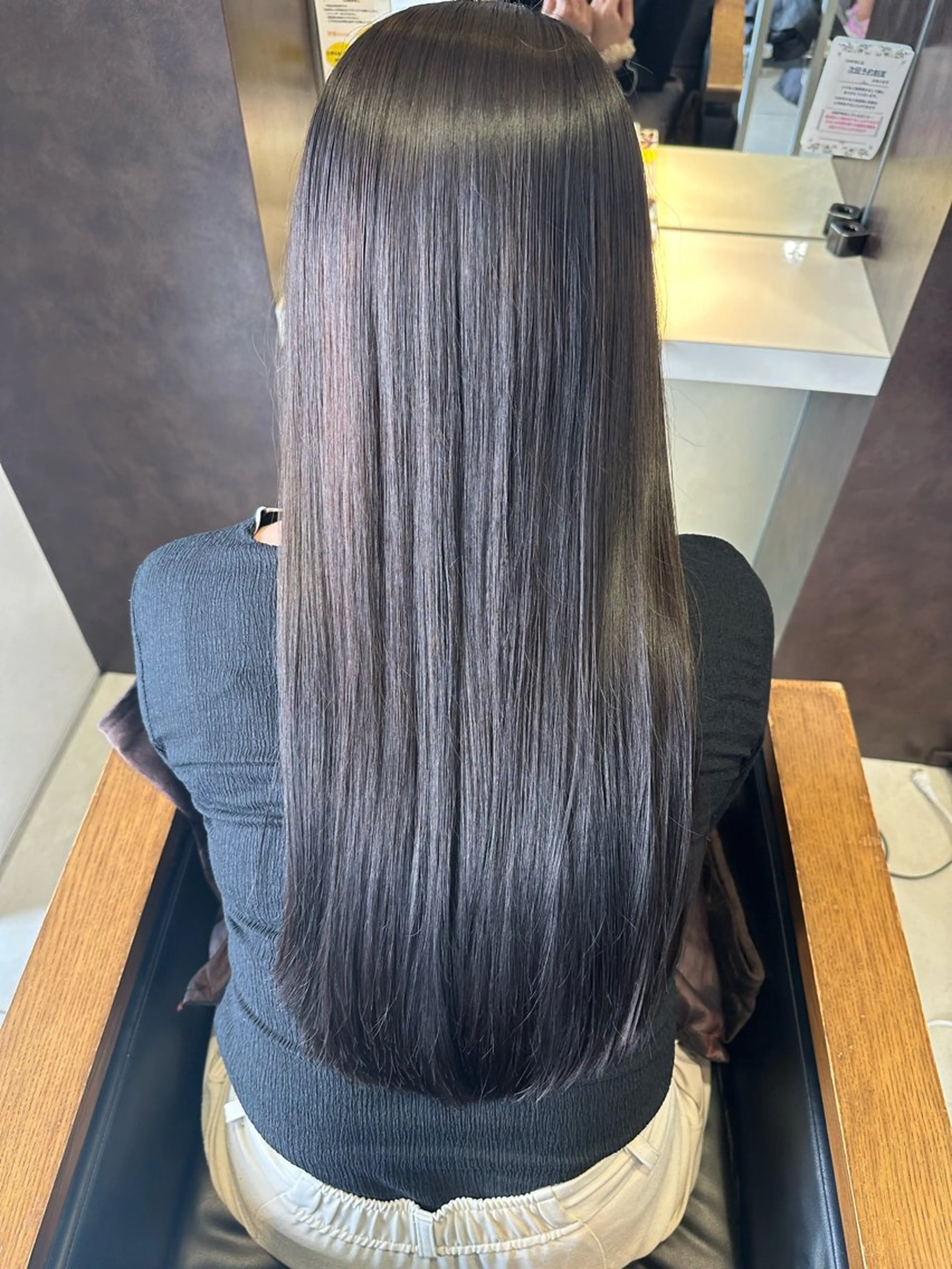 ロング カラー 海外風センターパート 健人のヘアスタイル