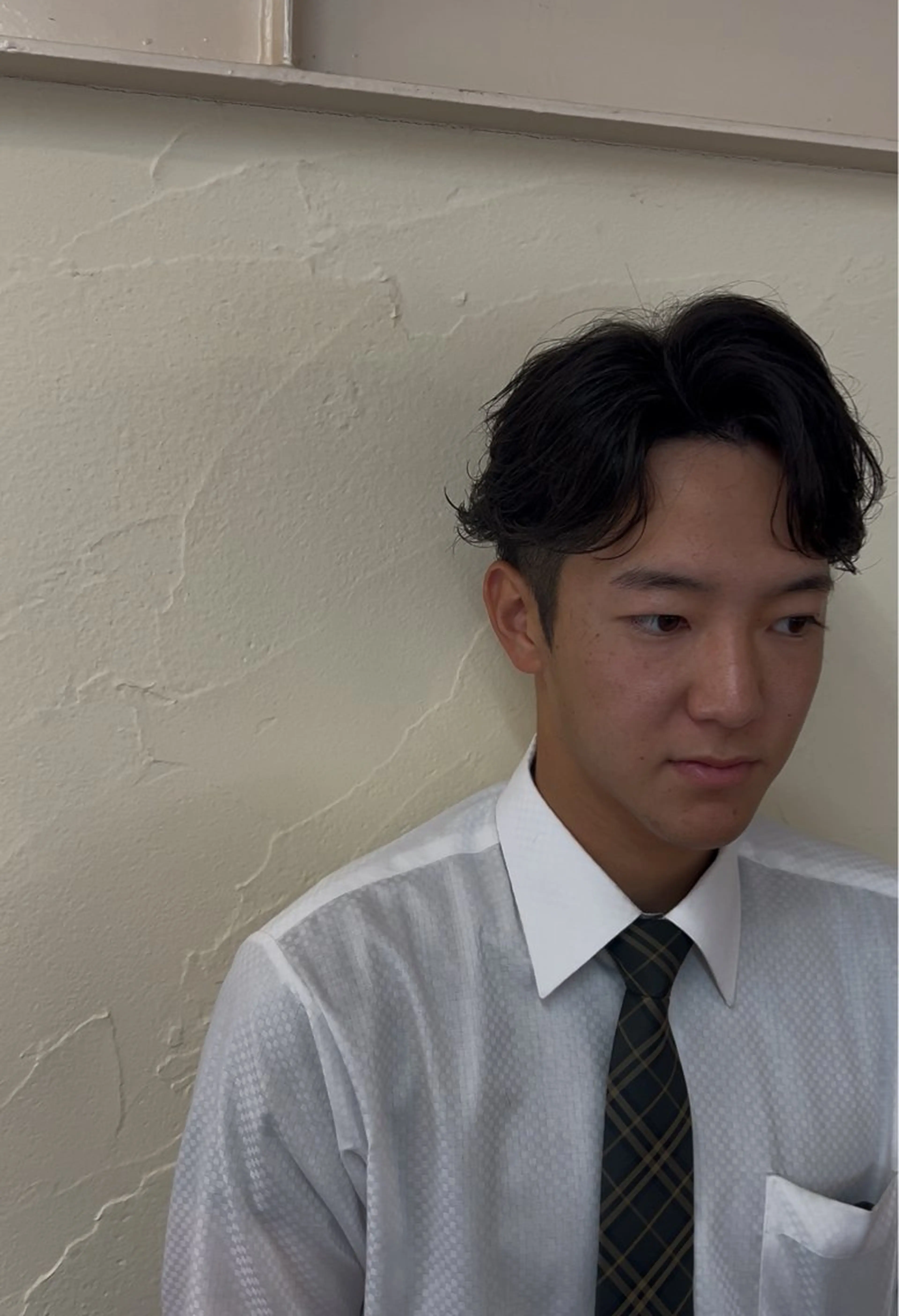 パーマ メンズ センターパート フェザーパーマ メンズパーマ カット パーマ 一宮/稲沢/あま市 /小林好裕のヘアスタイル