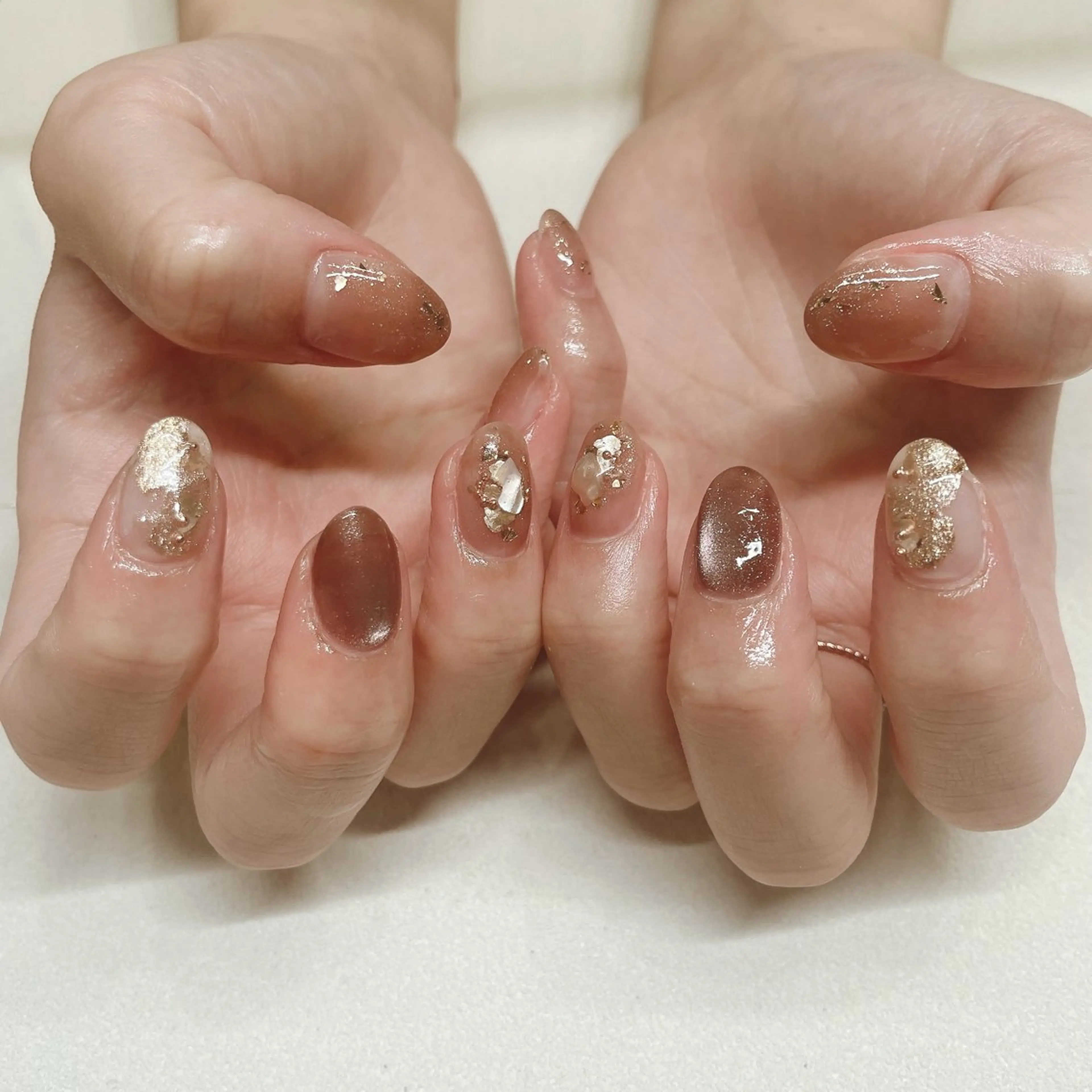 ネイル ハンドネイル A85G ayakoのネイルデザイン