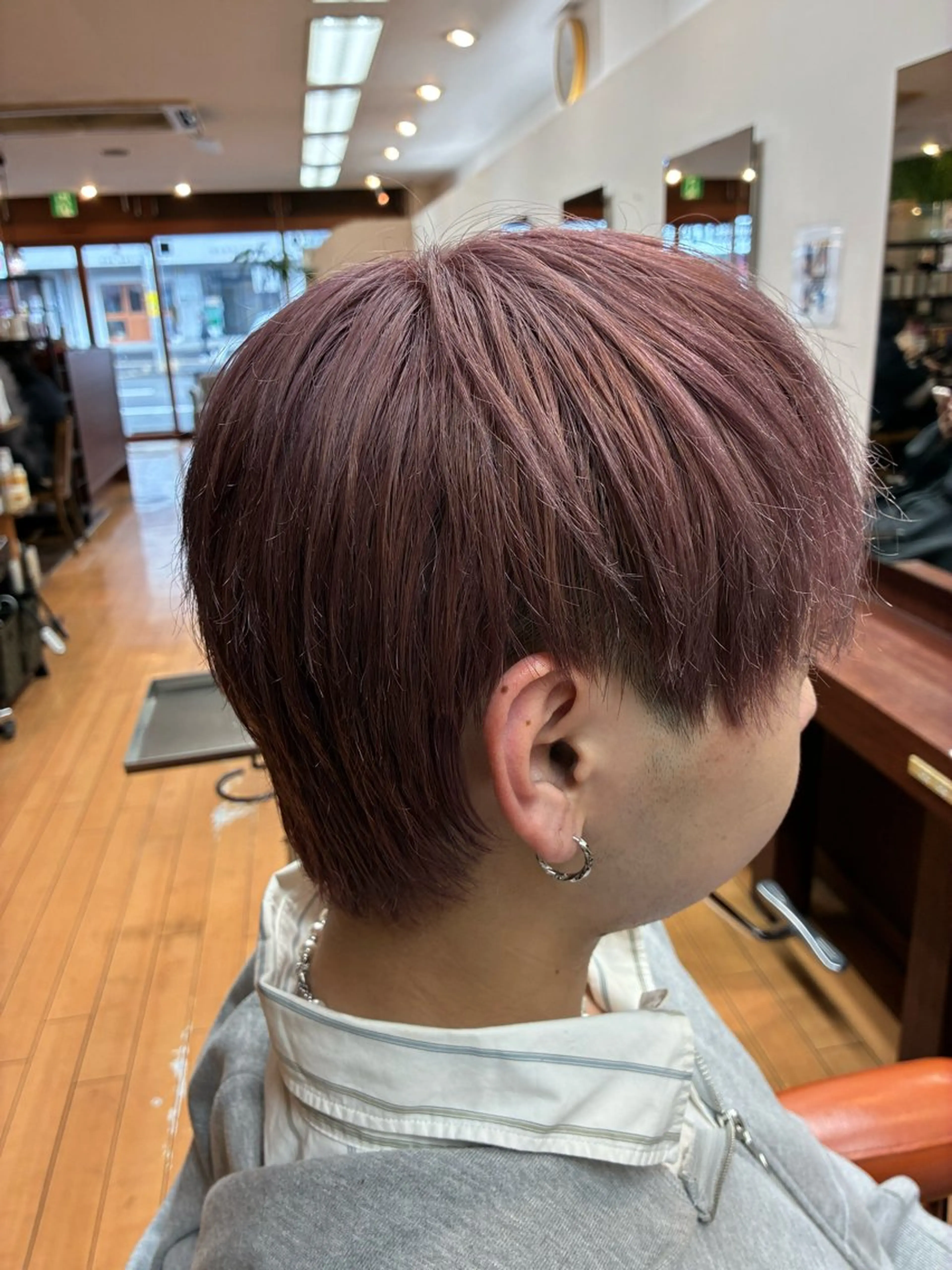 カラー ルキ🌈ブリーチカラ ー&メンズパーマ🦄のヘアスタイル