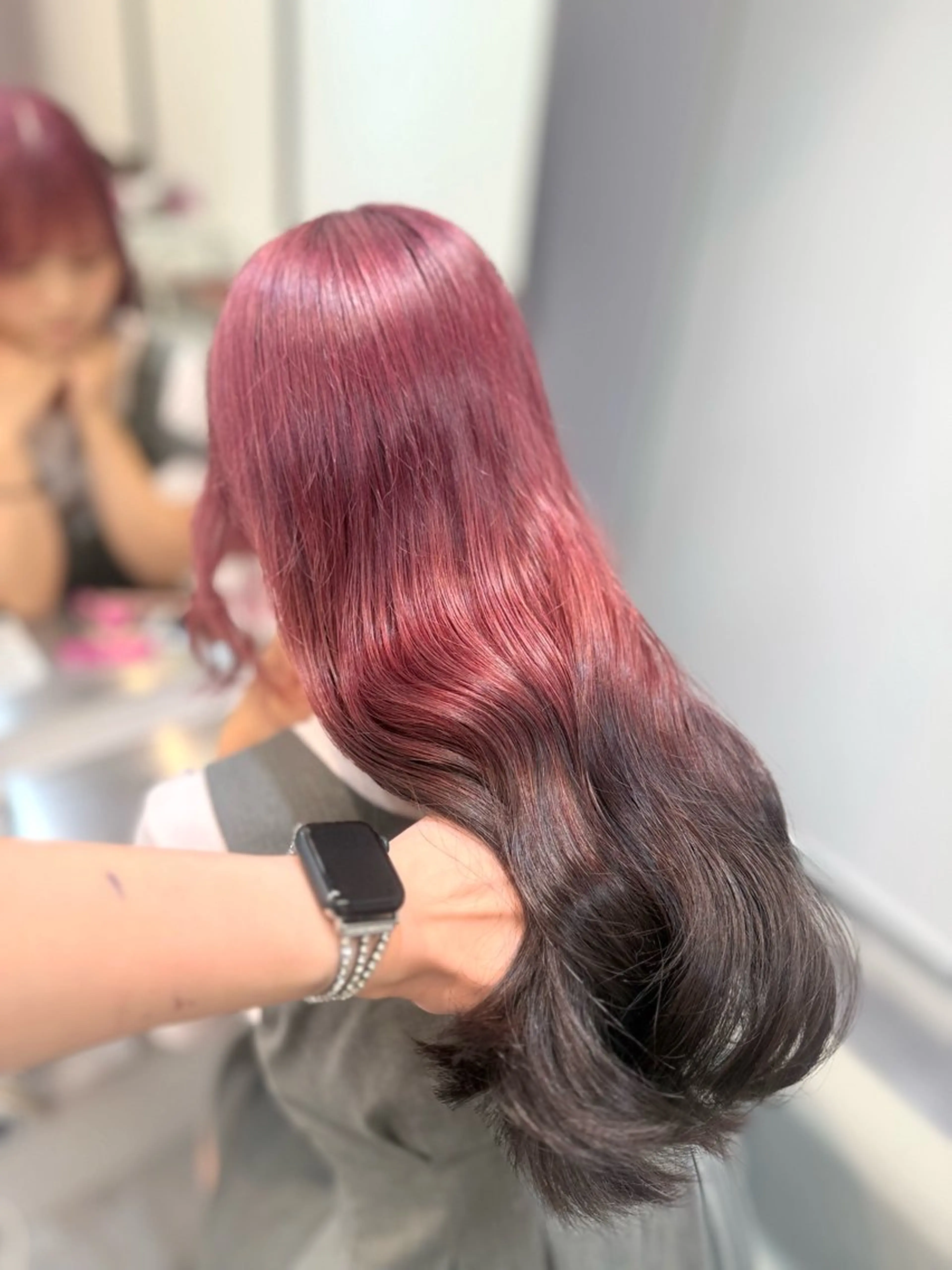 カラー YUZUKI艶カラー /似合わせ小顔カットのヘアスタイル