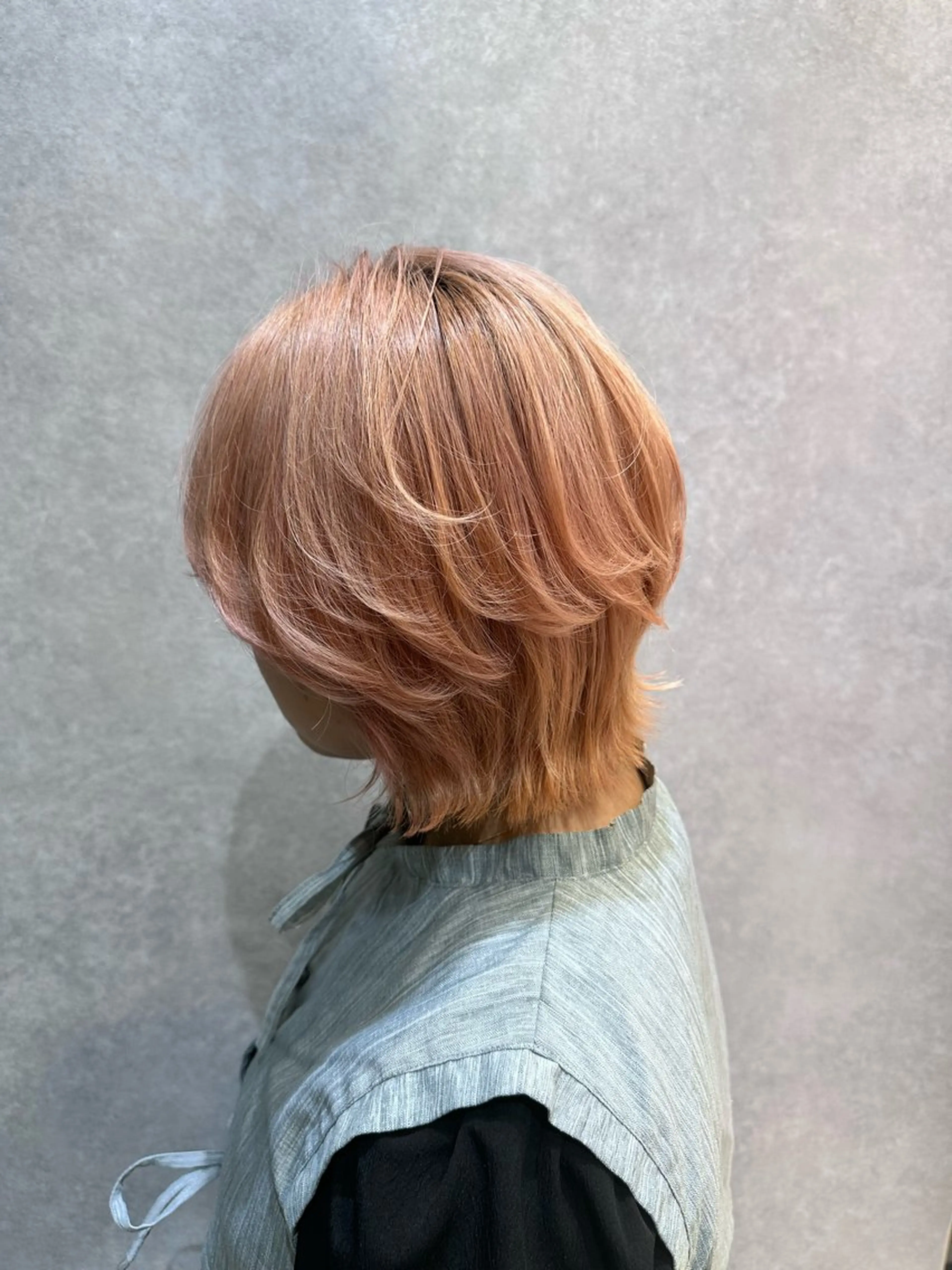 ミディアム カラー 【𝐀𝐬𝐡大森】 石崎竜祐のヘアスタイル