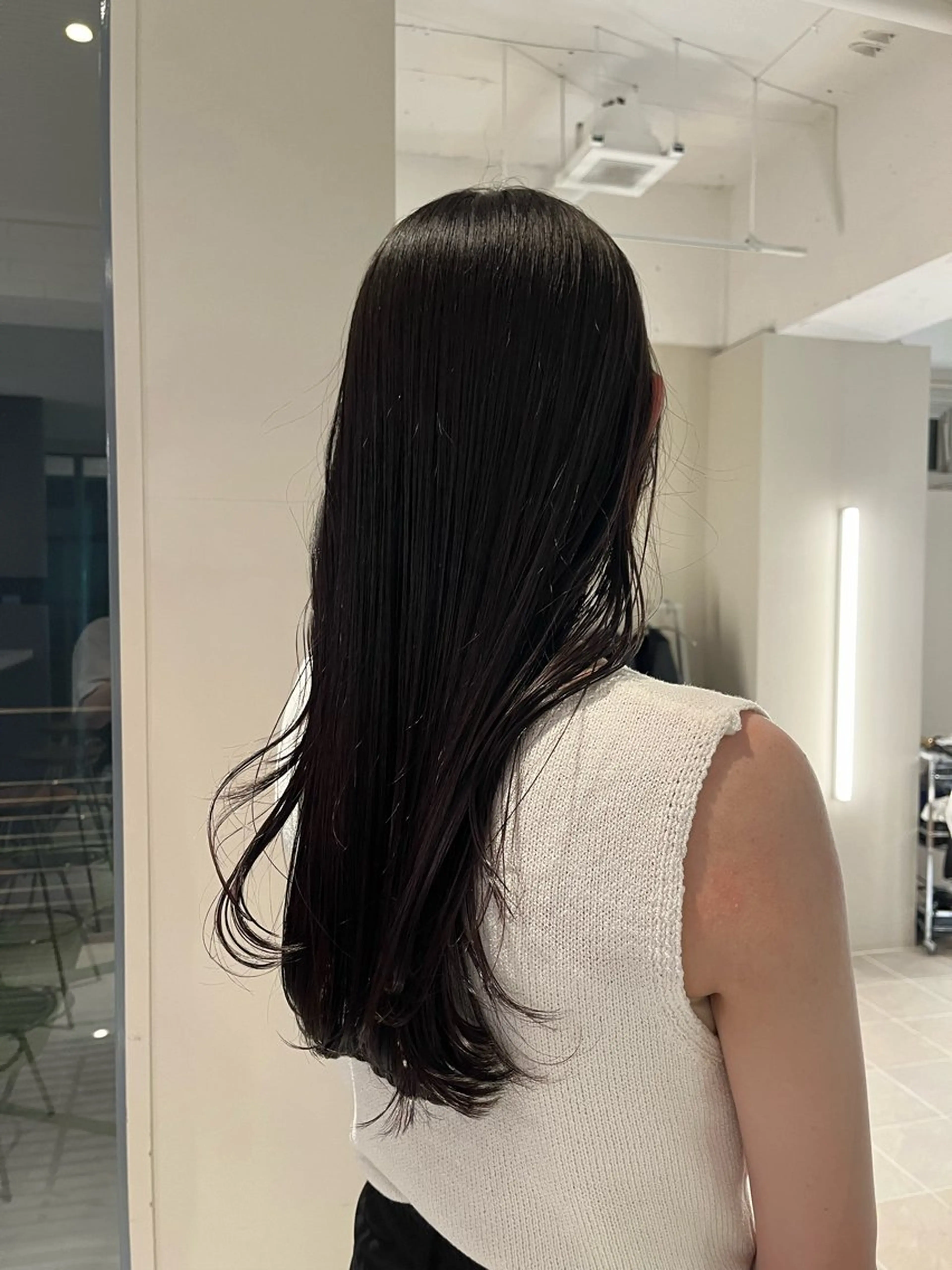 ロング カラー カット トリートメント SPUR ふうのヘアスタイル