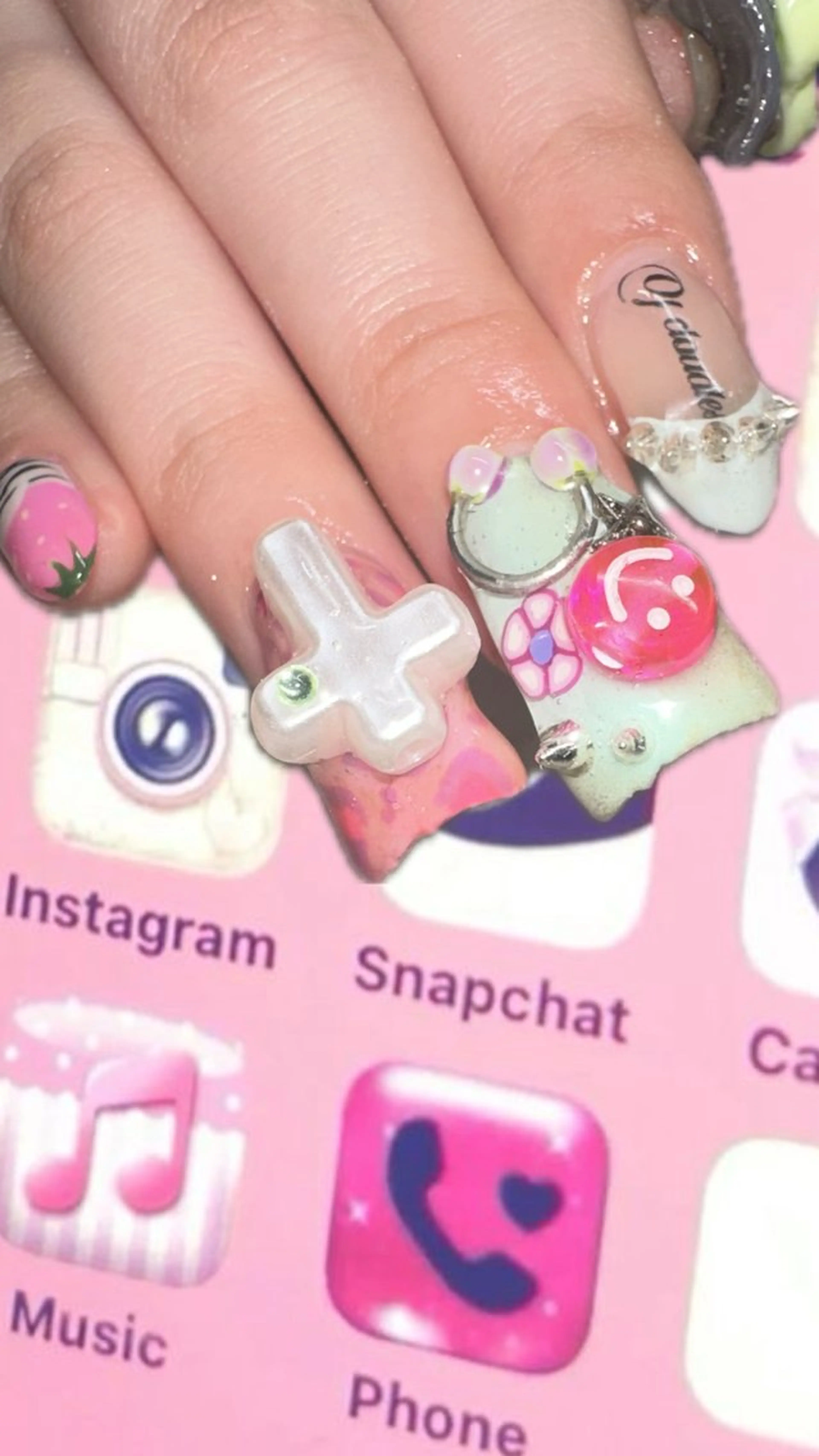 ネイル 長さ出し ロングネイル ハンドネイル otto☁️ Ricoのネイルデザイン