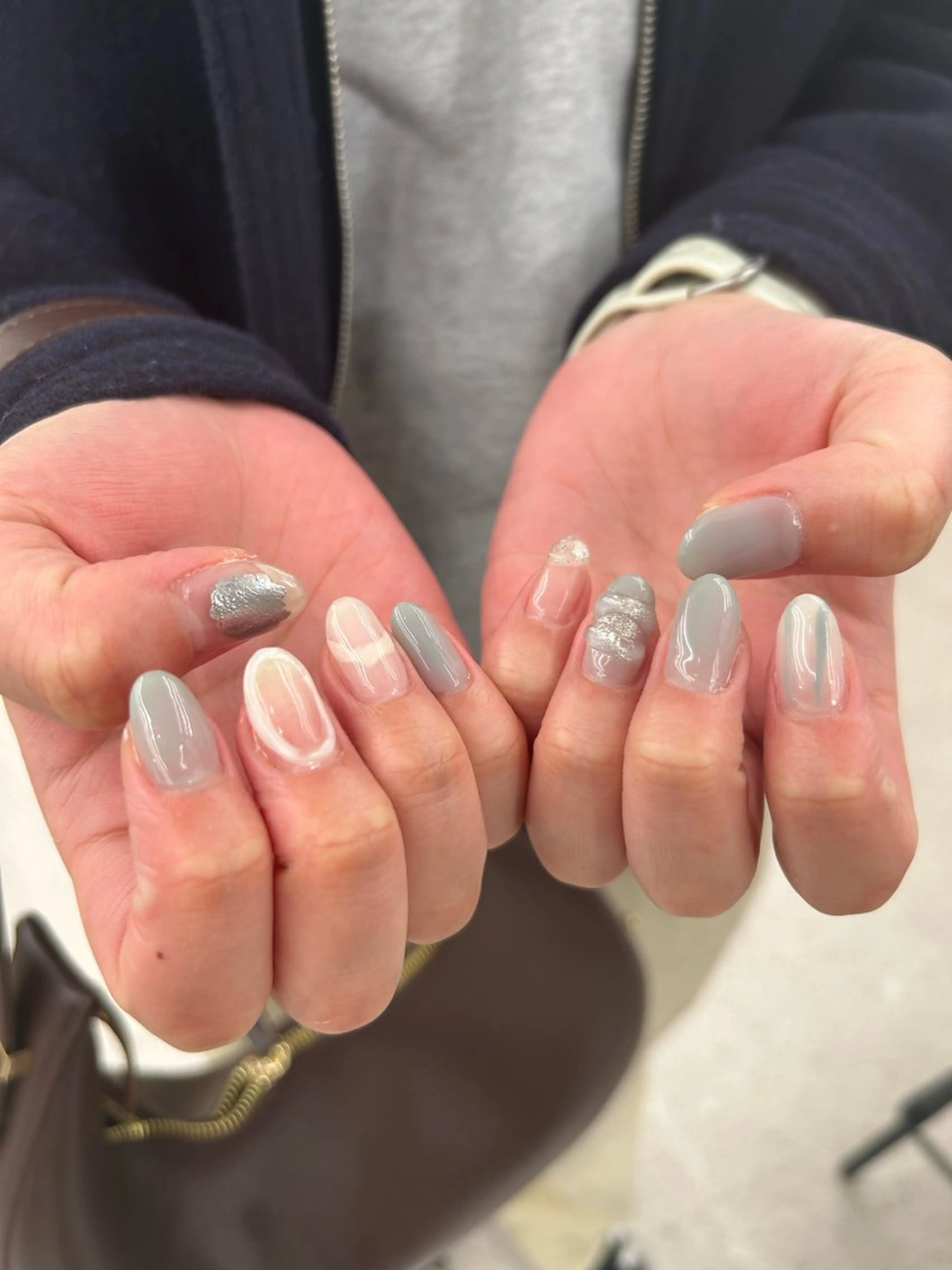 ネイル ハンドネイル ハンドケア 韓国風🤍 イワサキ　リコ🍒のヘアスタイル