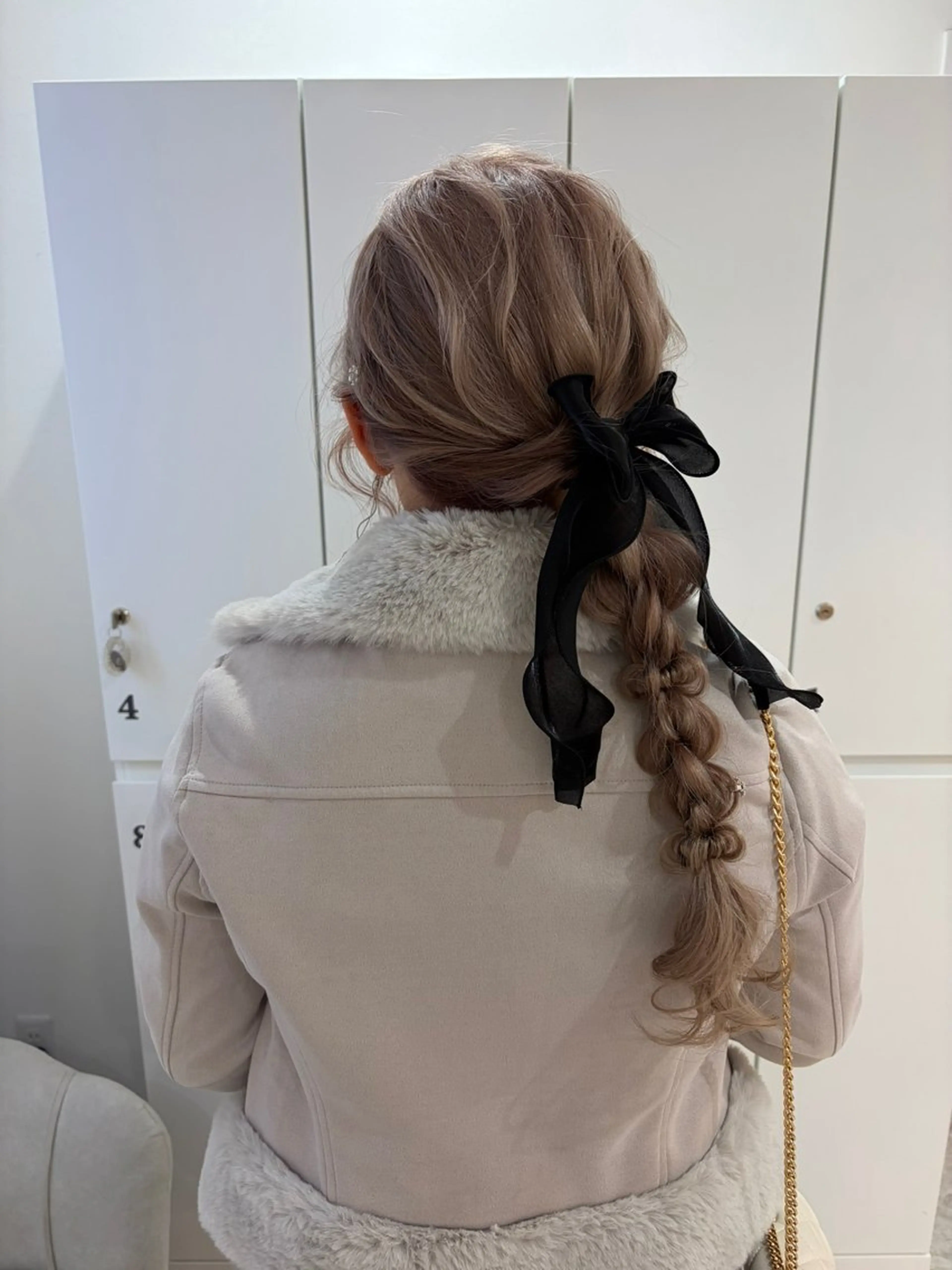 セミロング ヘアアレンジ ヘアセット ヘアセット/レイヤー オリーブ/はるか🎀のヘアスタイル