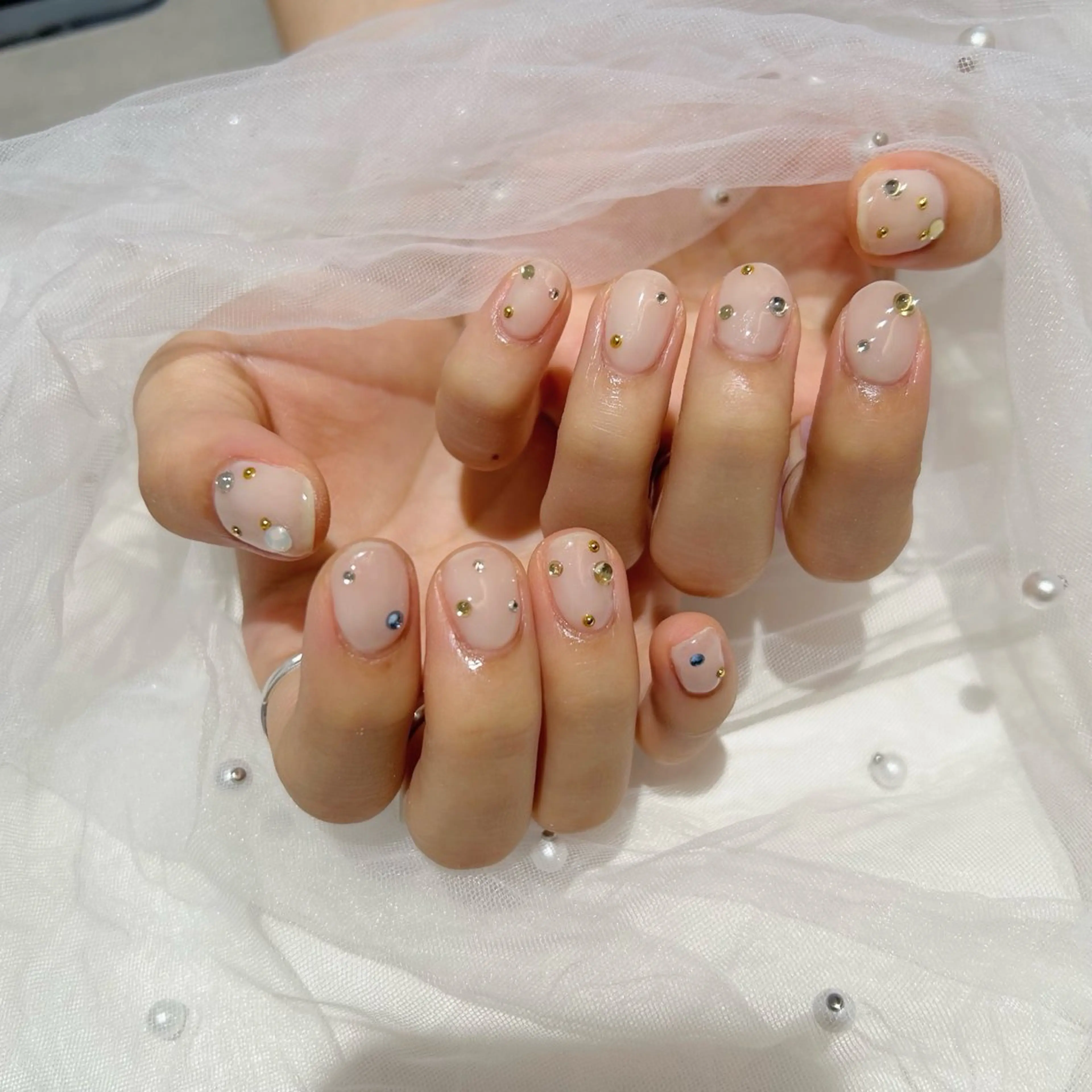 ネイル ハンドネイル マグネット/心斎橋 LoLo.カレラのネイルデザイン