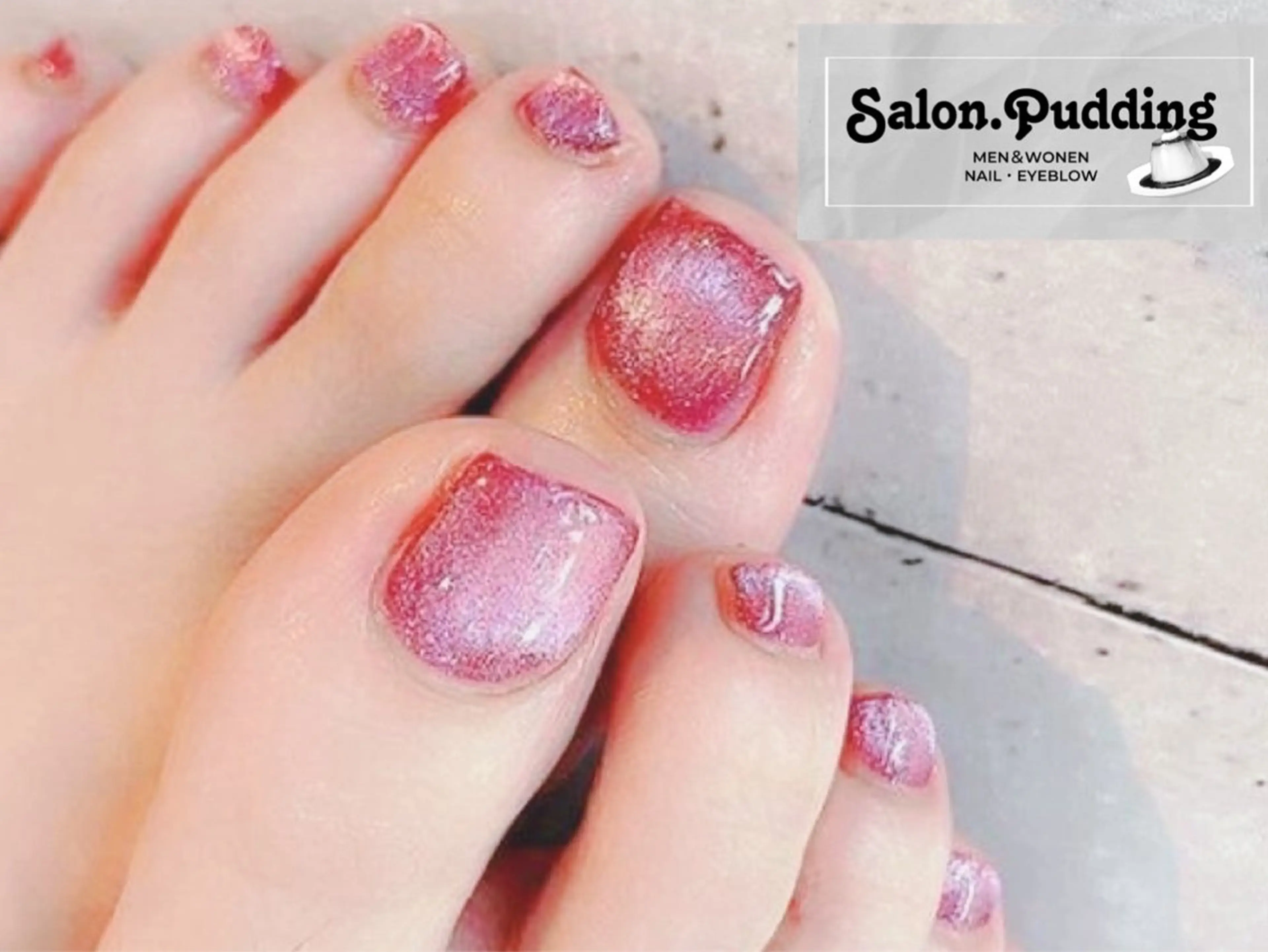 ネイル フットネイル ジェルネイル マグネットネイル Salon.Pudding所属・pudding みなみのネイルデザイン