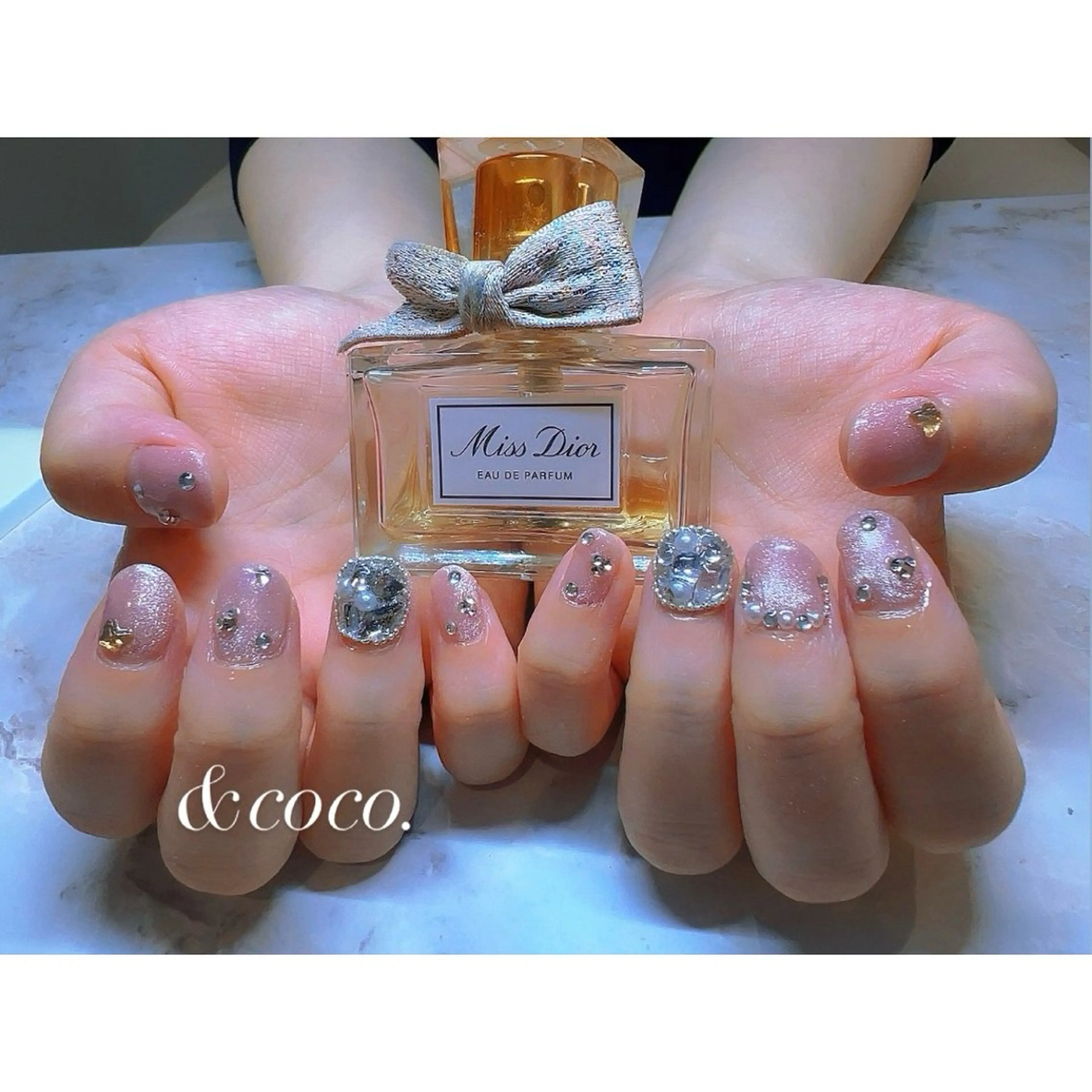 ネイル マグネットネイル ショートネイル ハンドネイル ＆ coco.のネイルデザイン