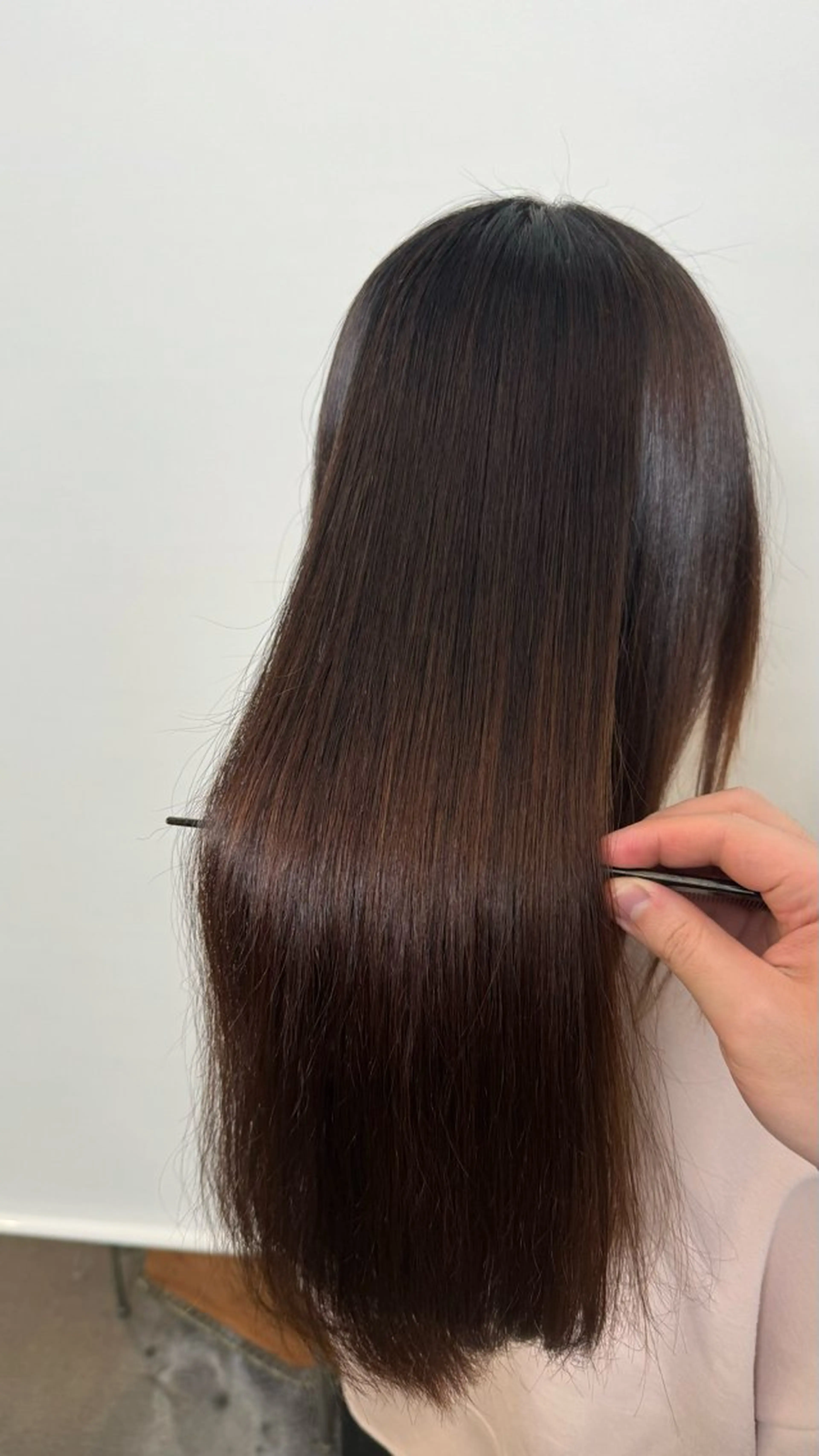 ロング 縮毛矯正 トリートメント 🔆髪質改善 透明感 カラー🔆佐々木貴仁のヘアスタイル