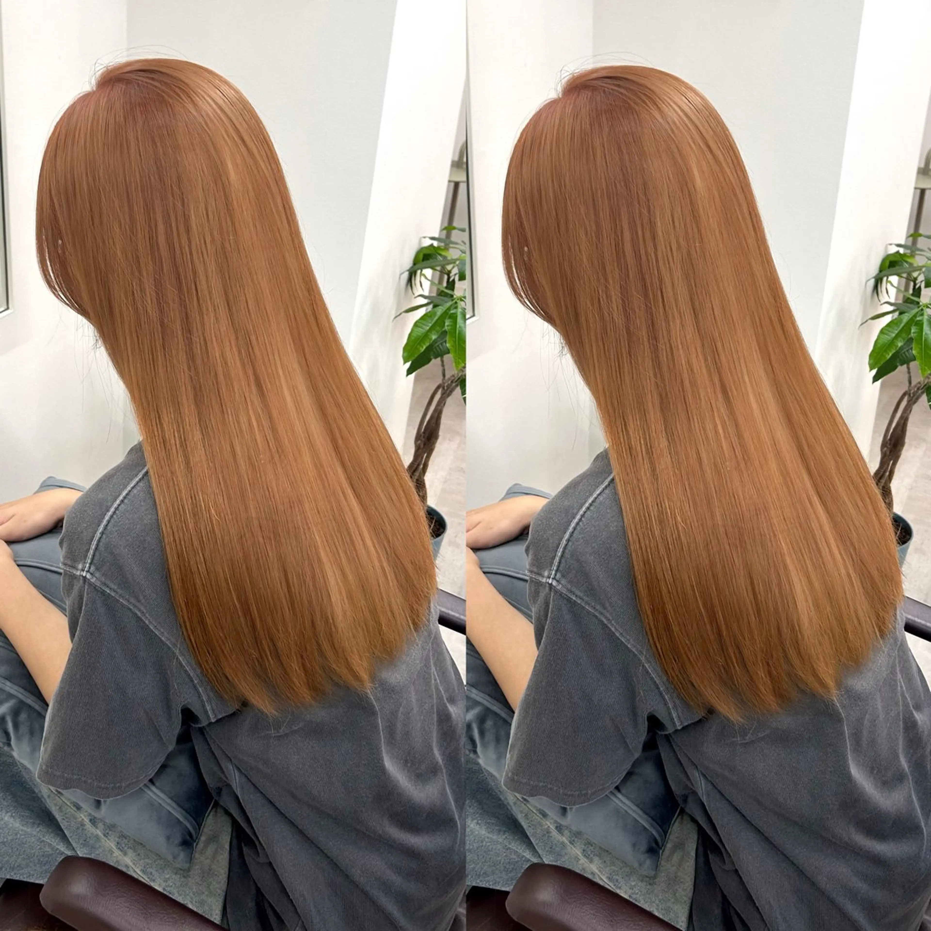 ロング カラー パーマ キッズ ベージュカラー ブリーチ ケアブリーチ 透明感カラー ダブルカラー カット ヘアカラー 縮毛矯正 トリートメント ヘッドスパ 盛れる艶カラー× レイヤーカット/咲来のヘアスタイル