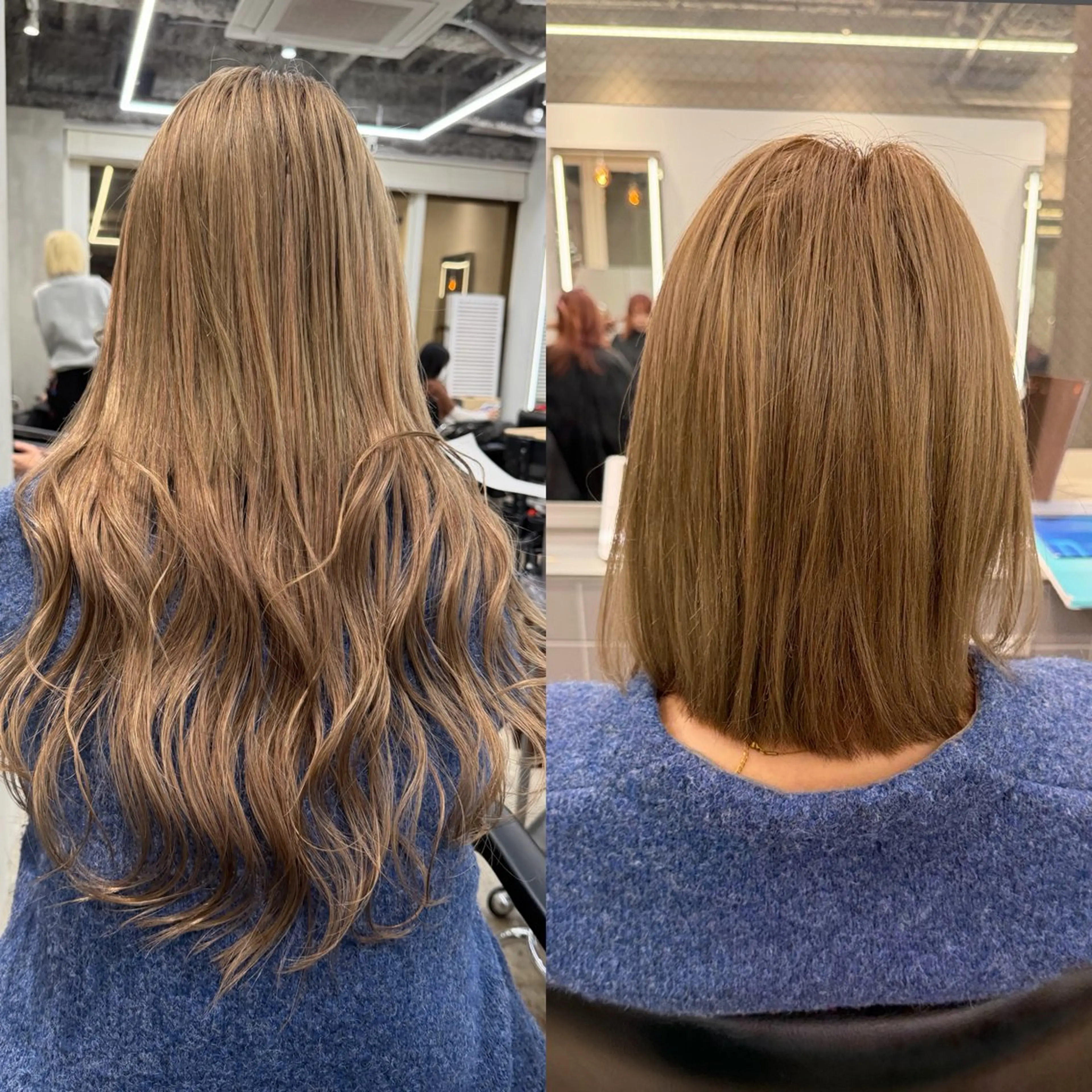 既染プルエクステ×ダブルカラー💎ダイヤモンド毛質50本​〜​✨の写真