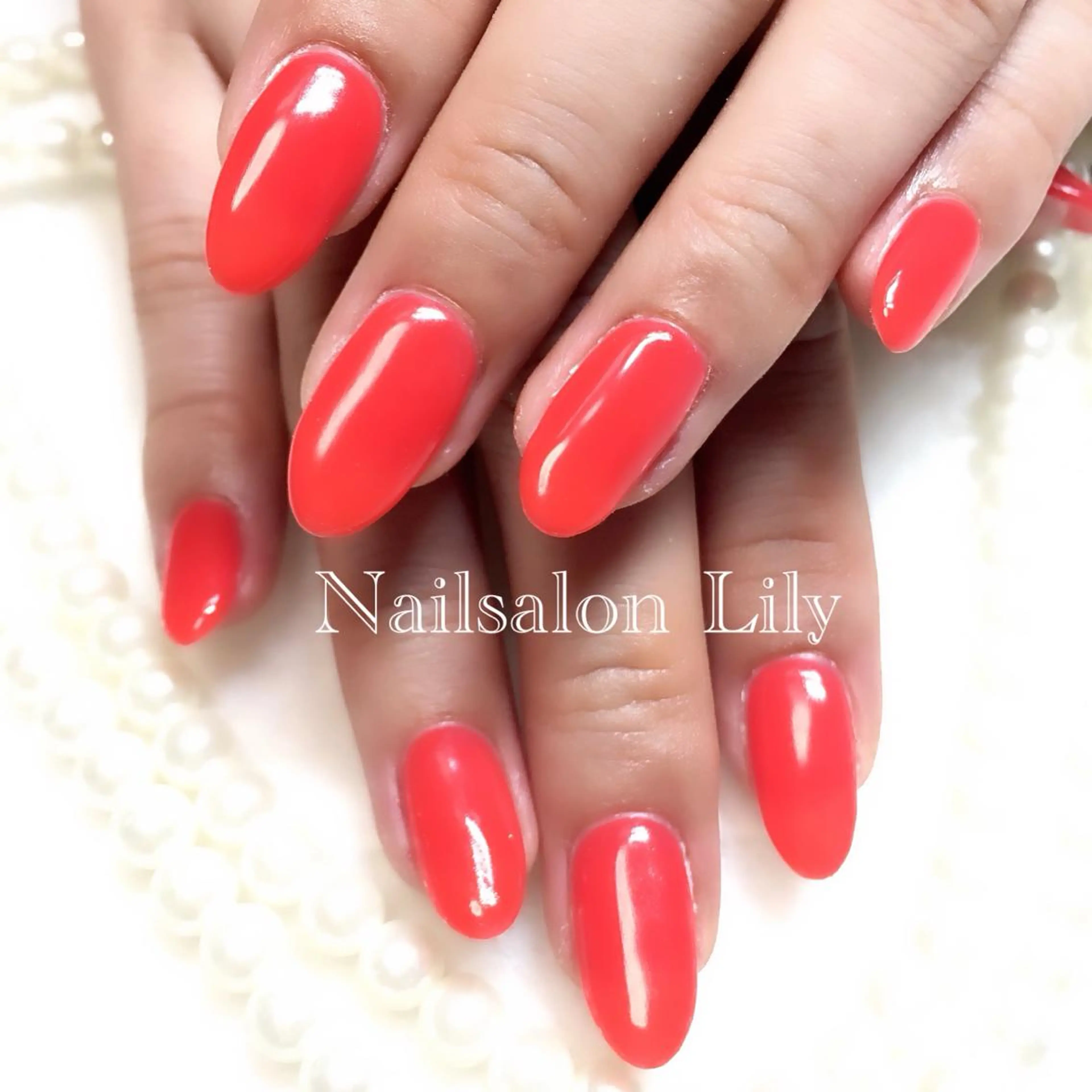 ネイル ワンカラーネイル Lily*nail 🌻Mii🌻のネイルデザイン