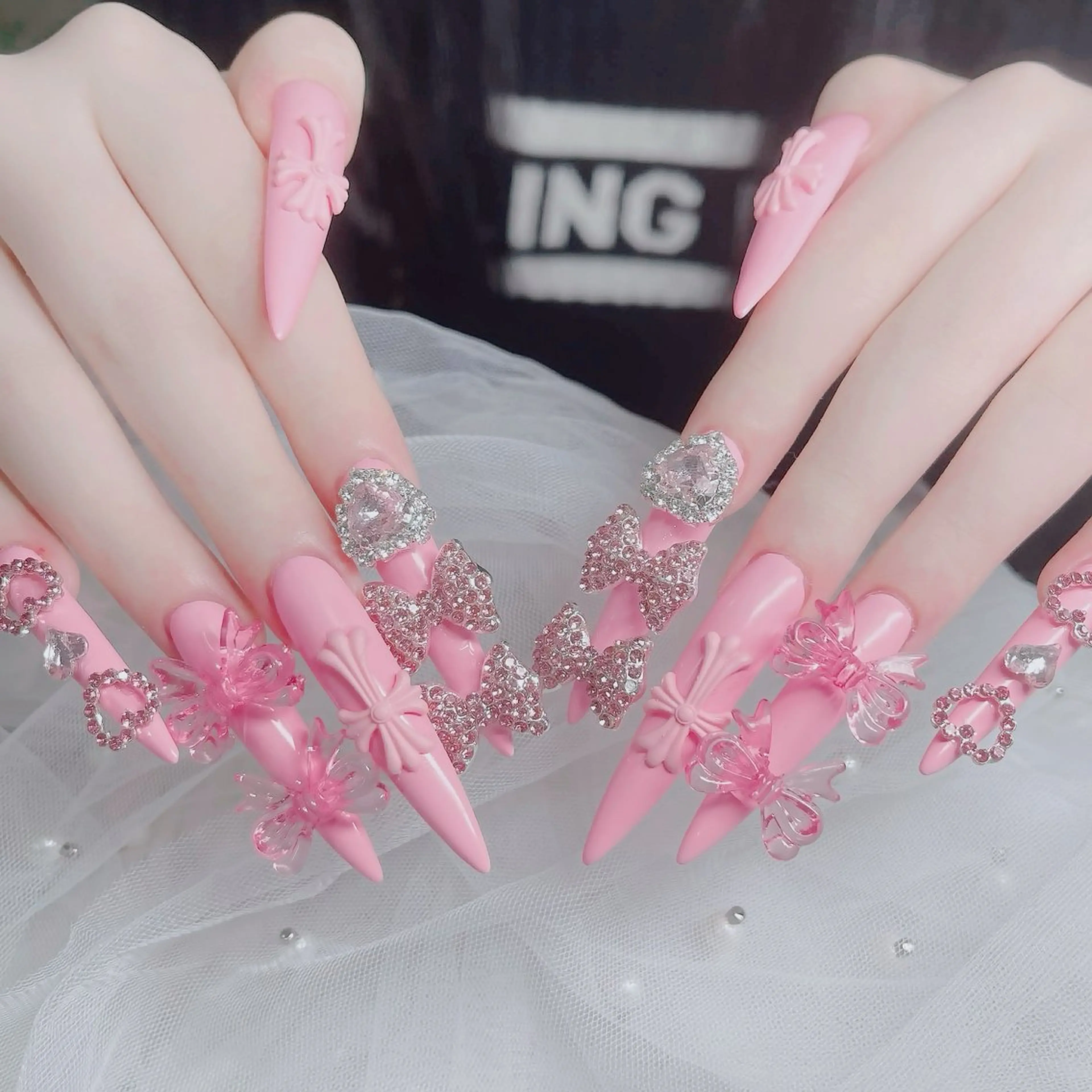 ネイル フットネイル フレンチネイル グラデーション 韓国ネイル ロングネイル ハンドネイル Hani Nail Salonのネイルデザイン