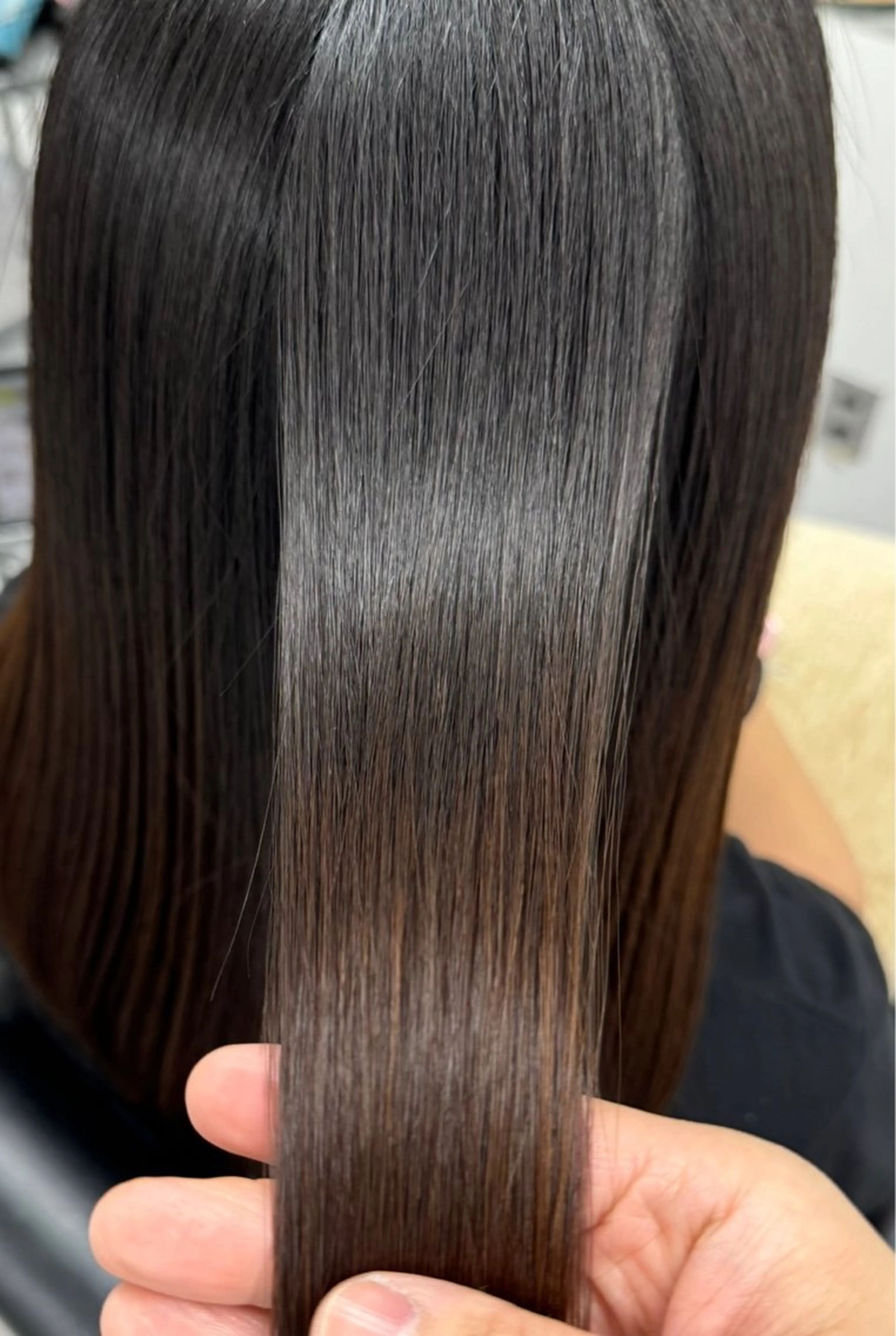 ロング 髪質改善 トリートメント 酸熱トリートメント 髪質改善メニュー 長井 美佐子のヘアスタイル