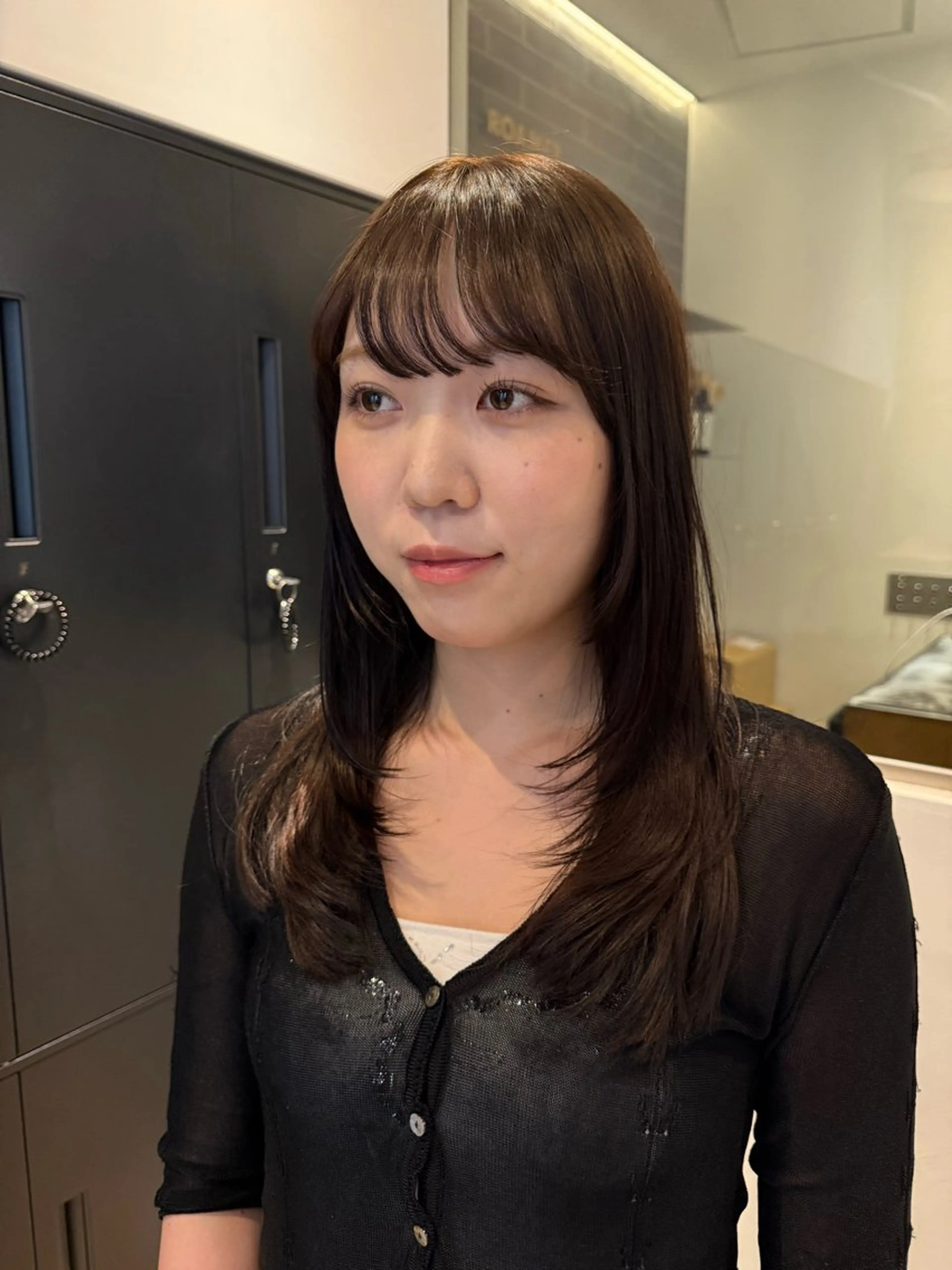 ロング レイヤーカット 須藤　優真 切りっぱなしボブのヘアスタイル