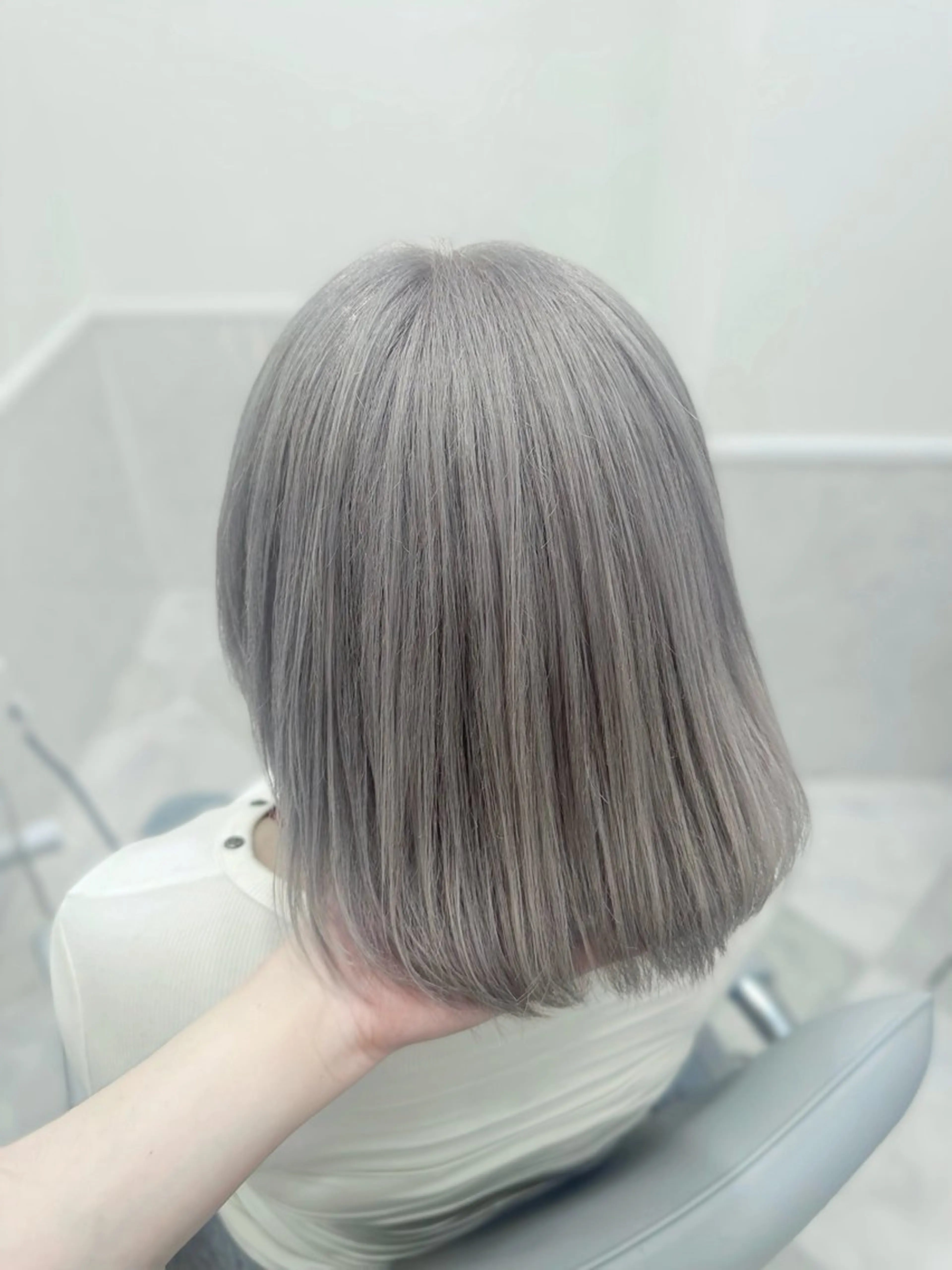 ショート カラー ヘアカラー トリートメント 🎀ちゃんりお🎀 /ブリーチなしカラーのヘアスタイル