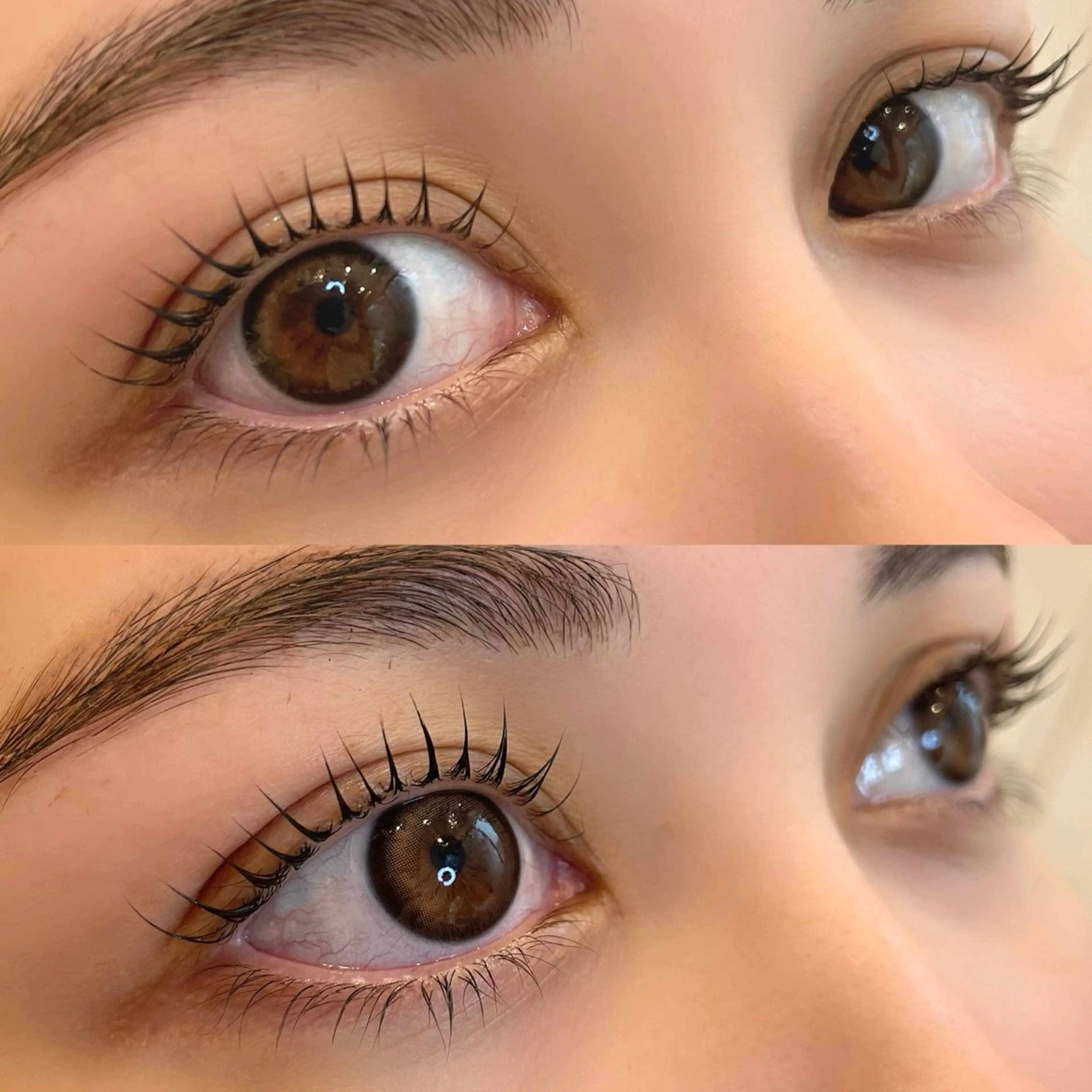 マツエク・マツパ フラットラッシュ ナチュラル パリジェンヌラッシュリフト まつげパーマ 一重×まつ毛パーマ マツパ 💕丸島 夏名🐰🍀のマツエク・マツパデザイン