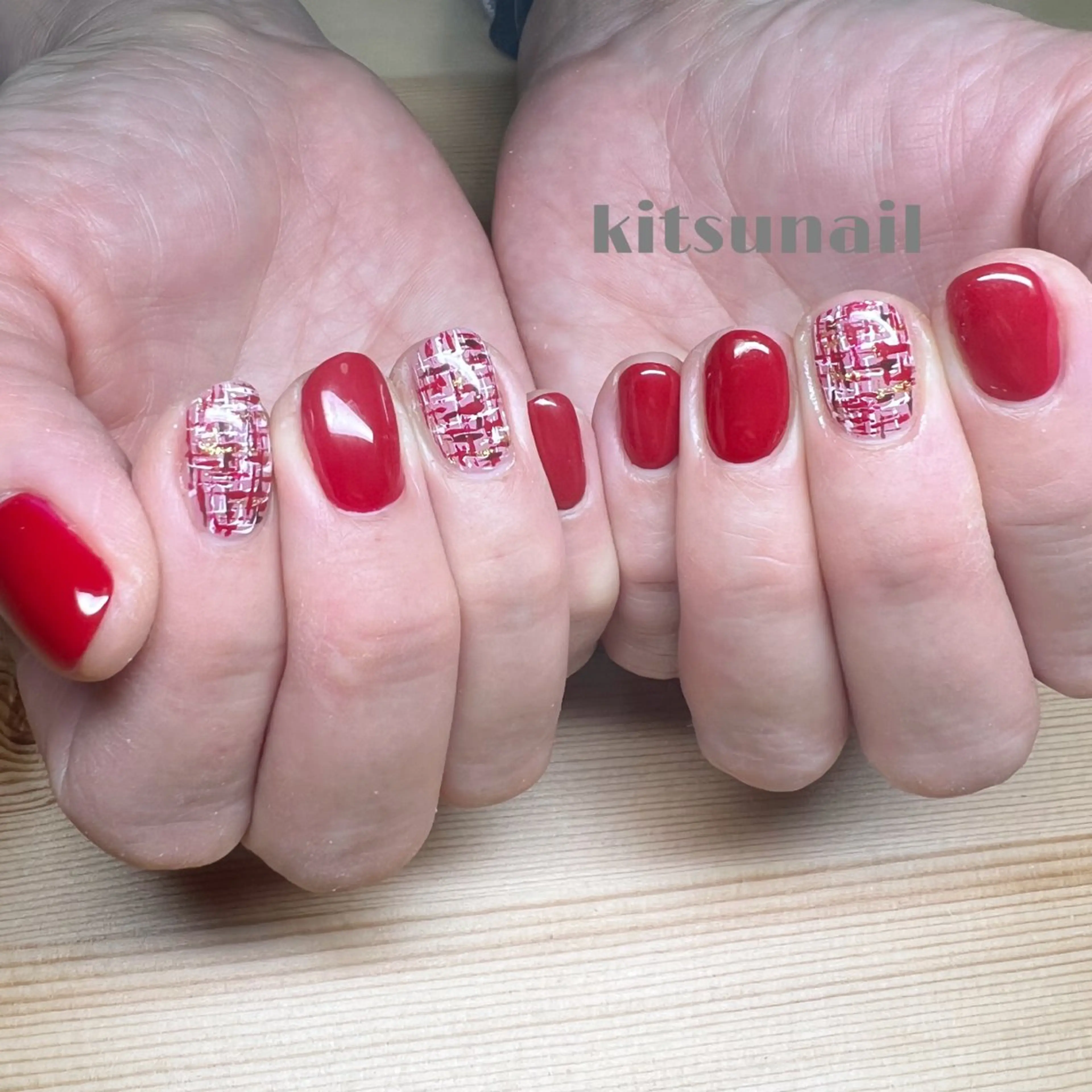 デザイン【M】片手2本ずつ程度のバランスデザイン✨の写真