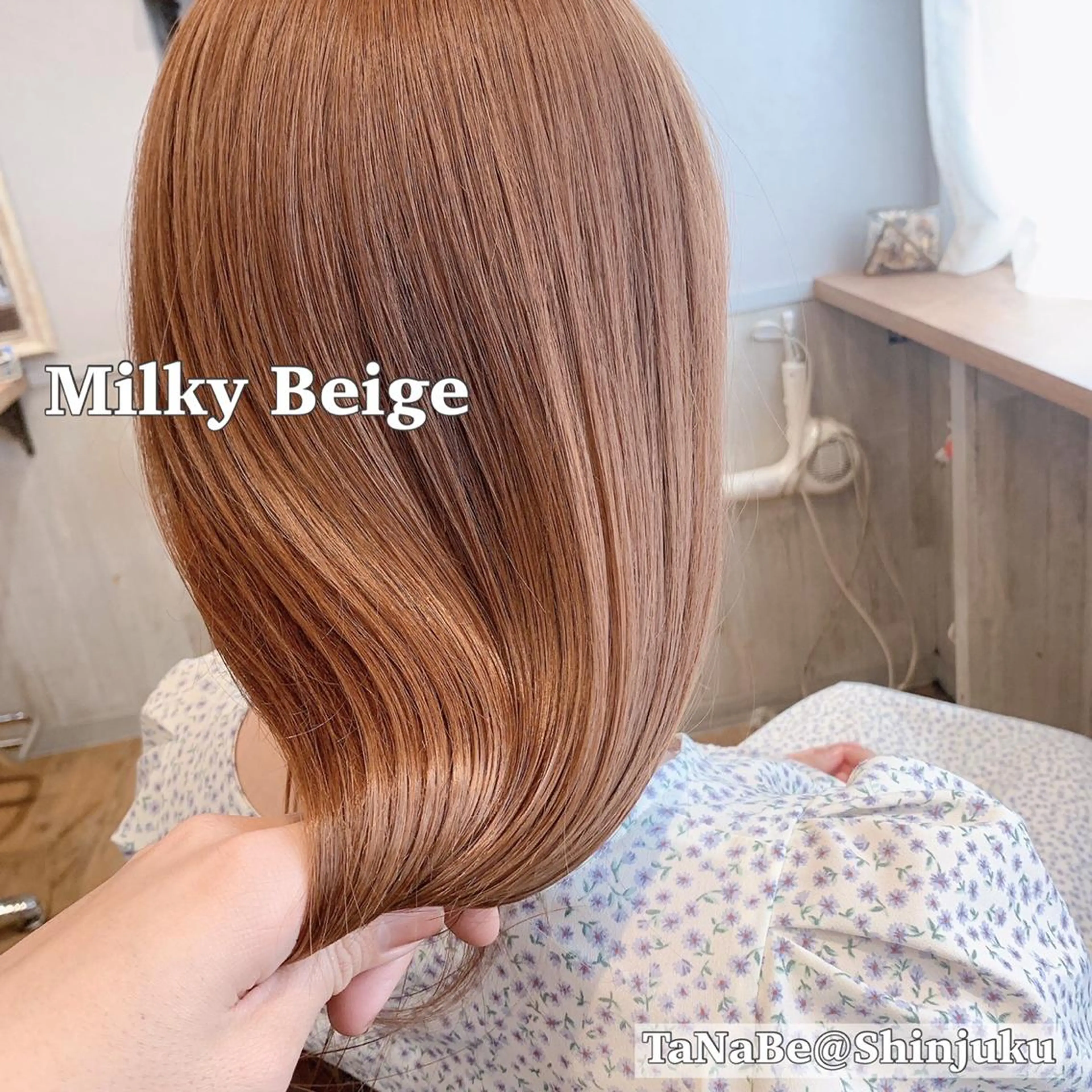 セミロング カラー パーマ ヘアアレンジ メンズ キッズ ネイル マツエク・マツパ 学生（メンズ向け） 学生 ヘアカラー トリートメント 新宿駅近♡友達とOK 🦋W -ワット -のヘアスタイル