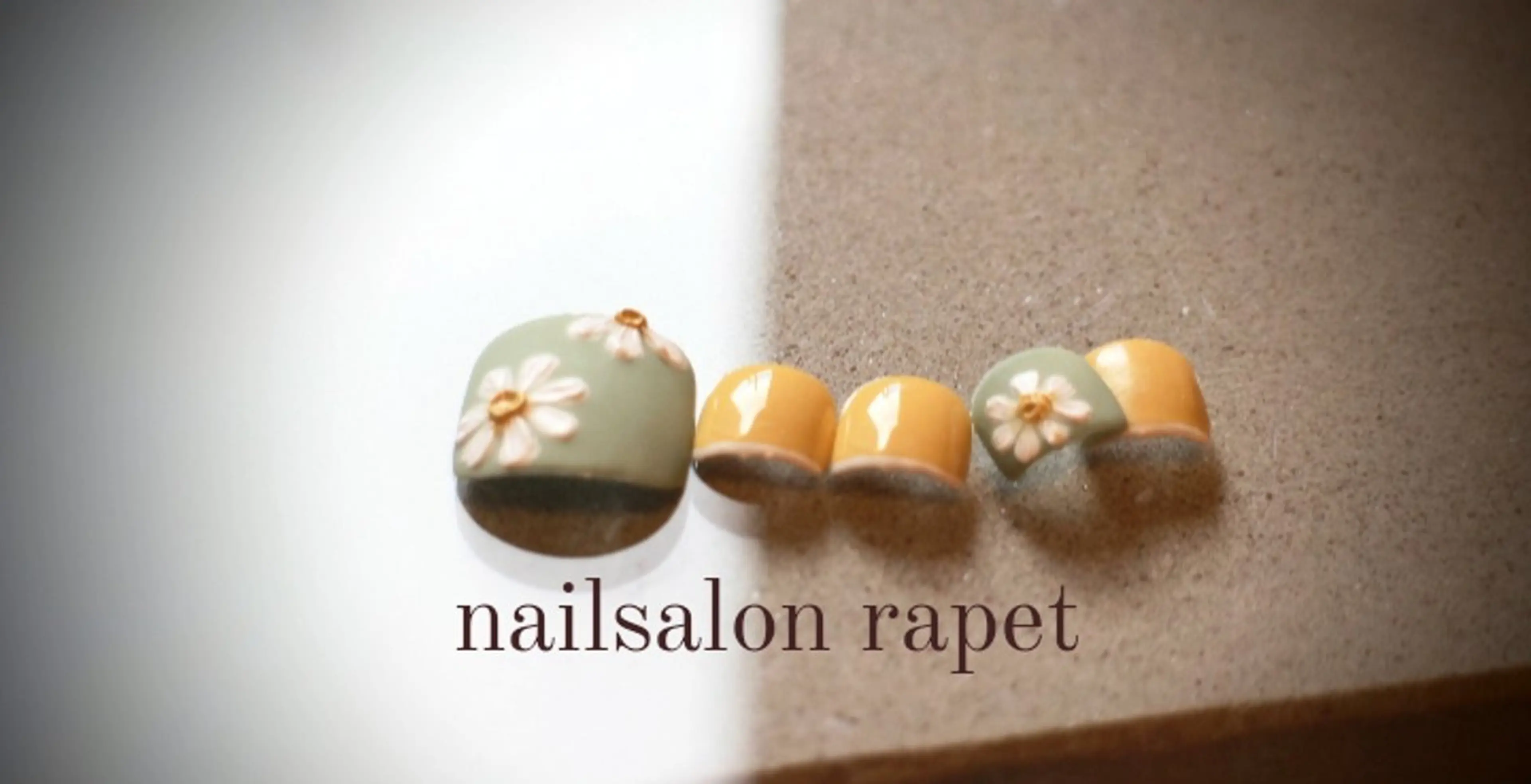 ネイル フットネイル nailsalon  rapetのネイルデザイン