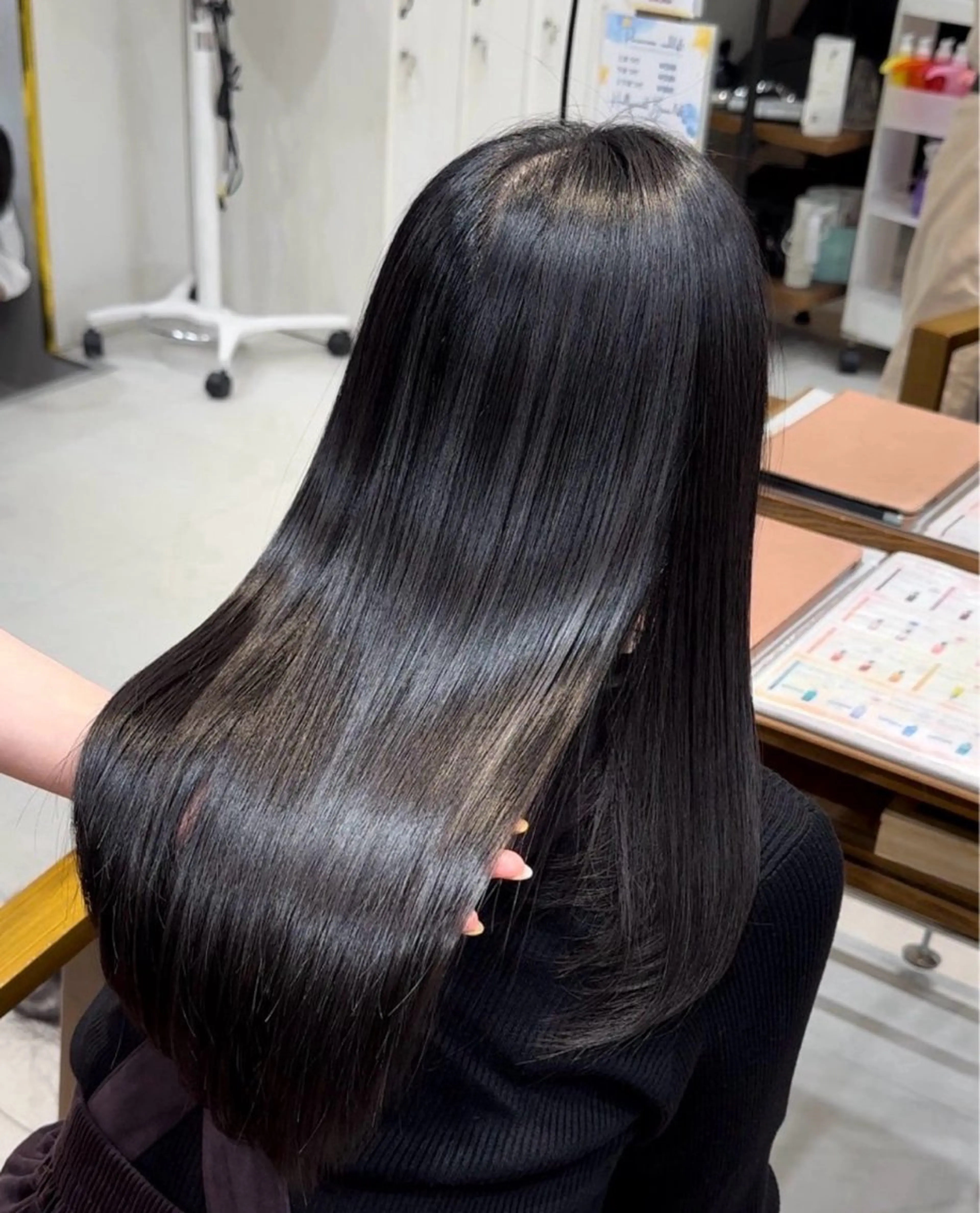 ロング カラー ヘアカラー 艶カラー／藤平 優也のヘアスタイル