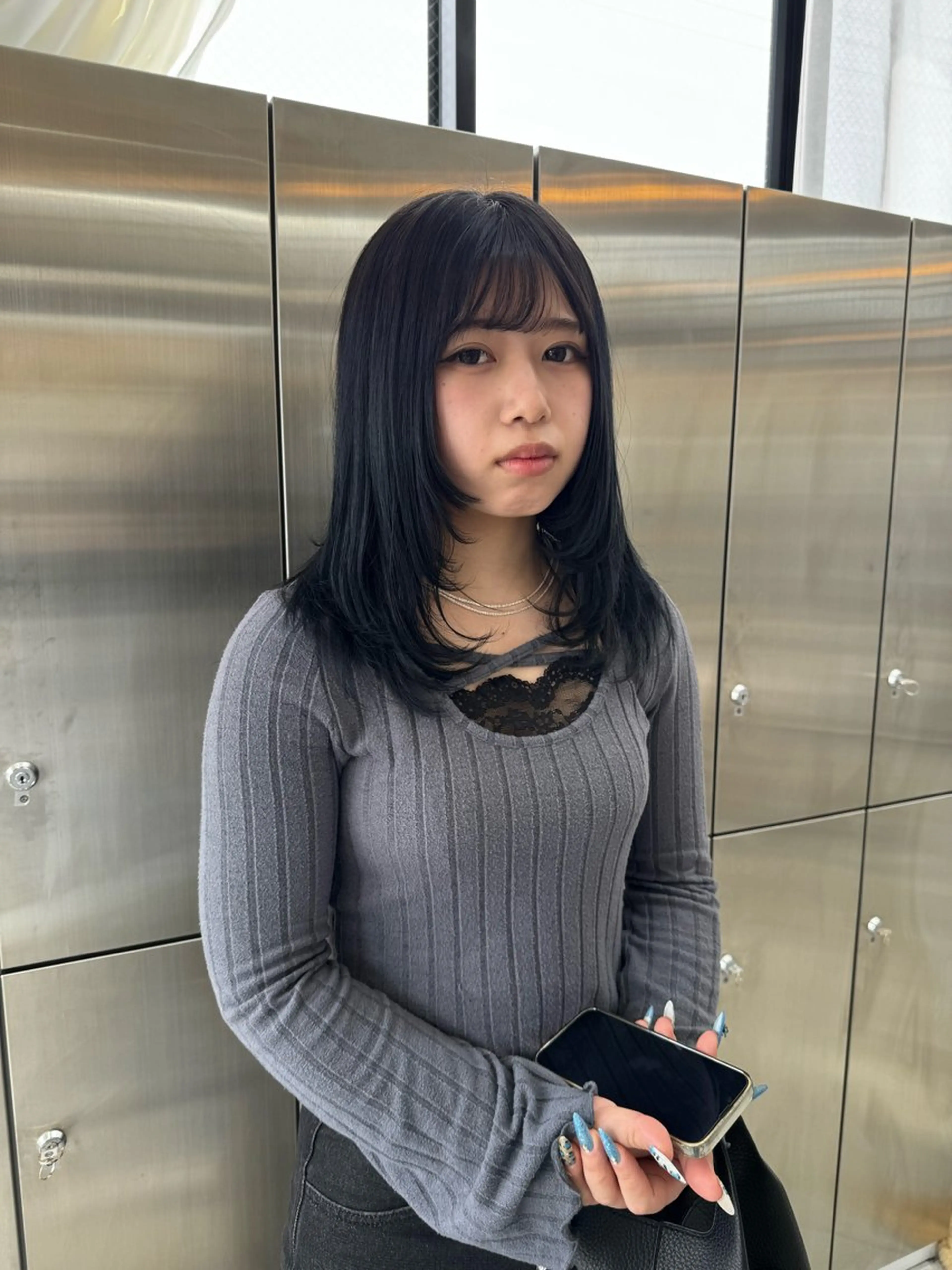 セミロング カット ヘアカラー yuimarl切田 はじめ✨のヘアスタイル