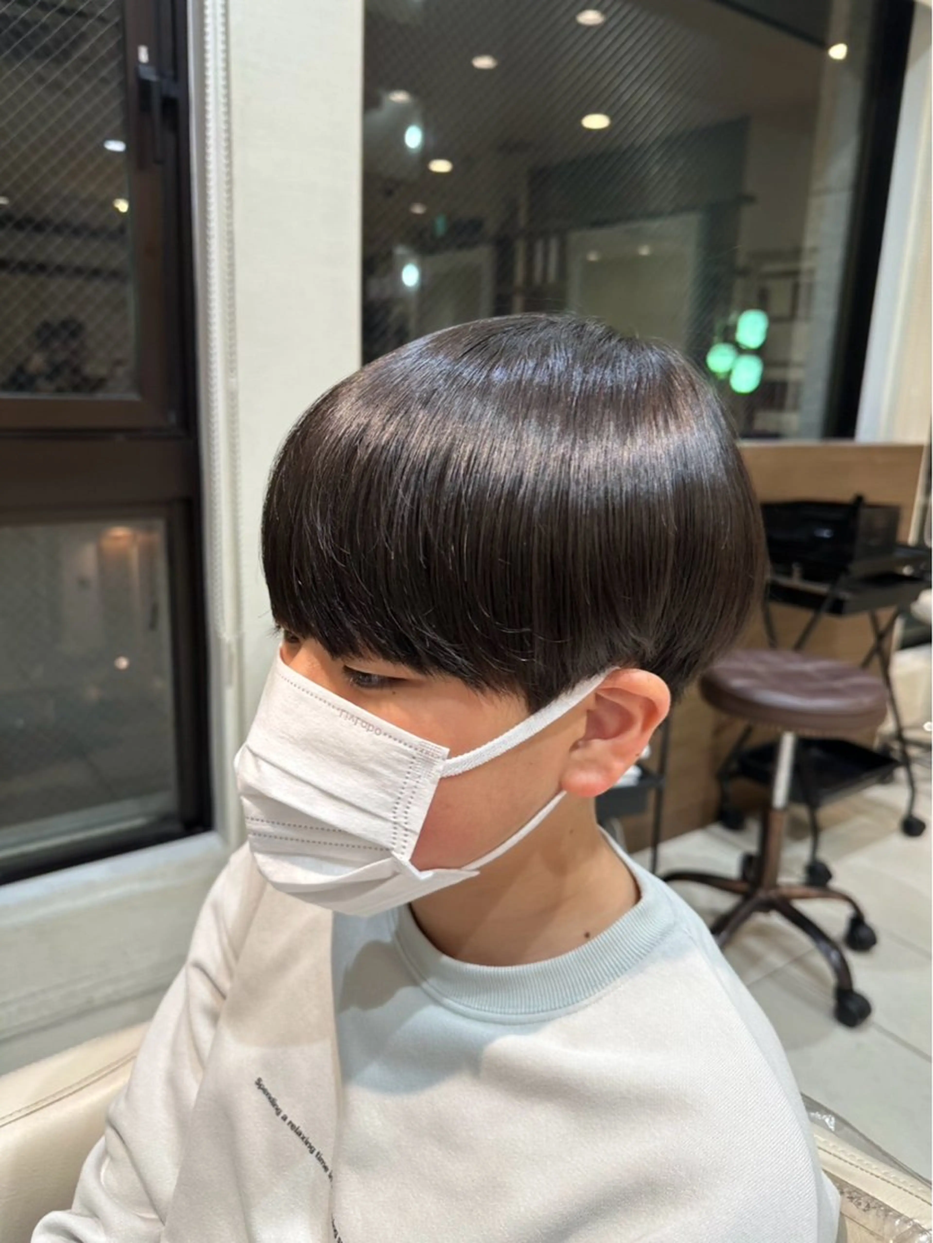 縮毛矯正 暗髪×透明感カラー 🩶kazuhoのヘアスタイル