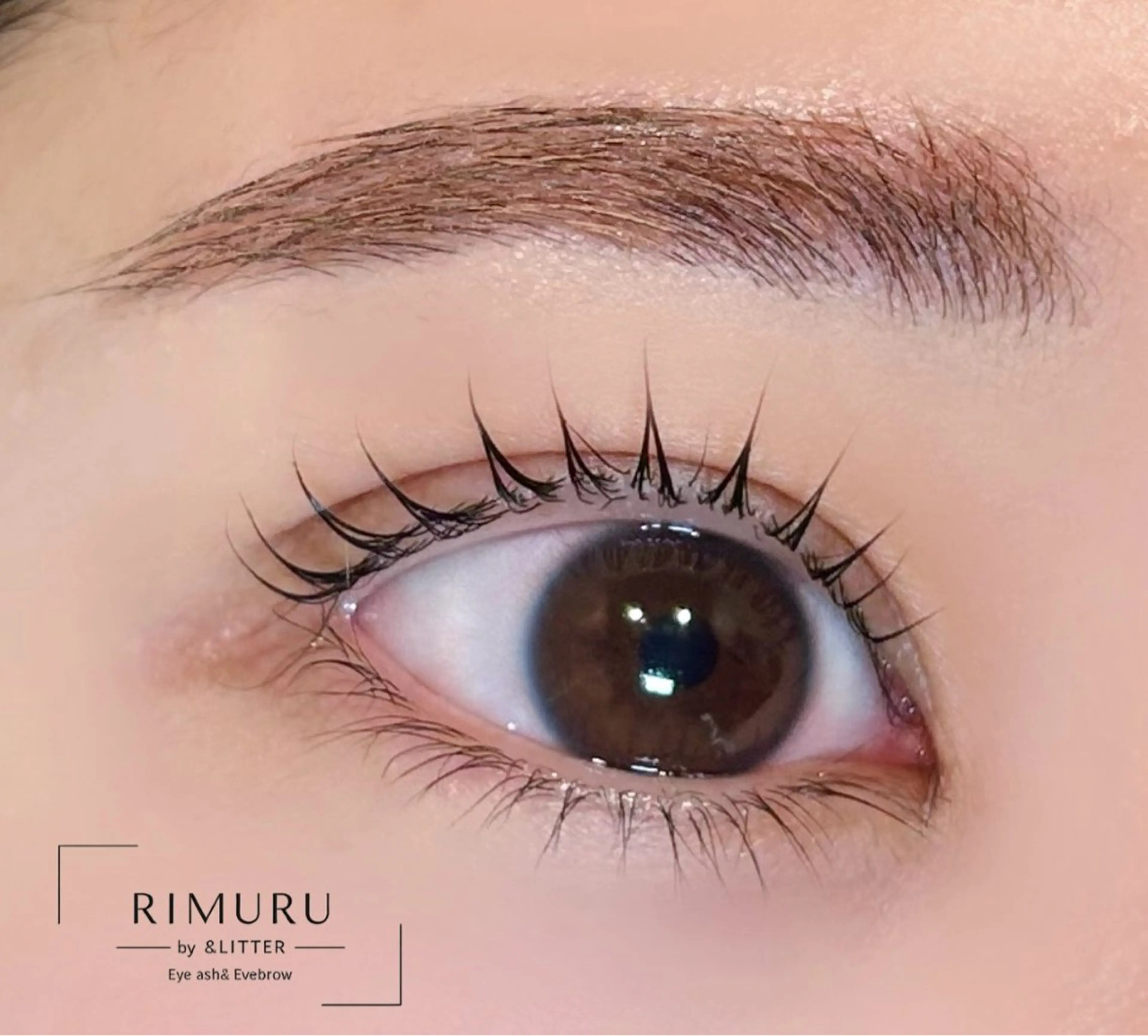 アイブロウ 💖大信綾音 ・束感まつ毛⟡のマツエク・マツパデザイン