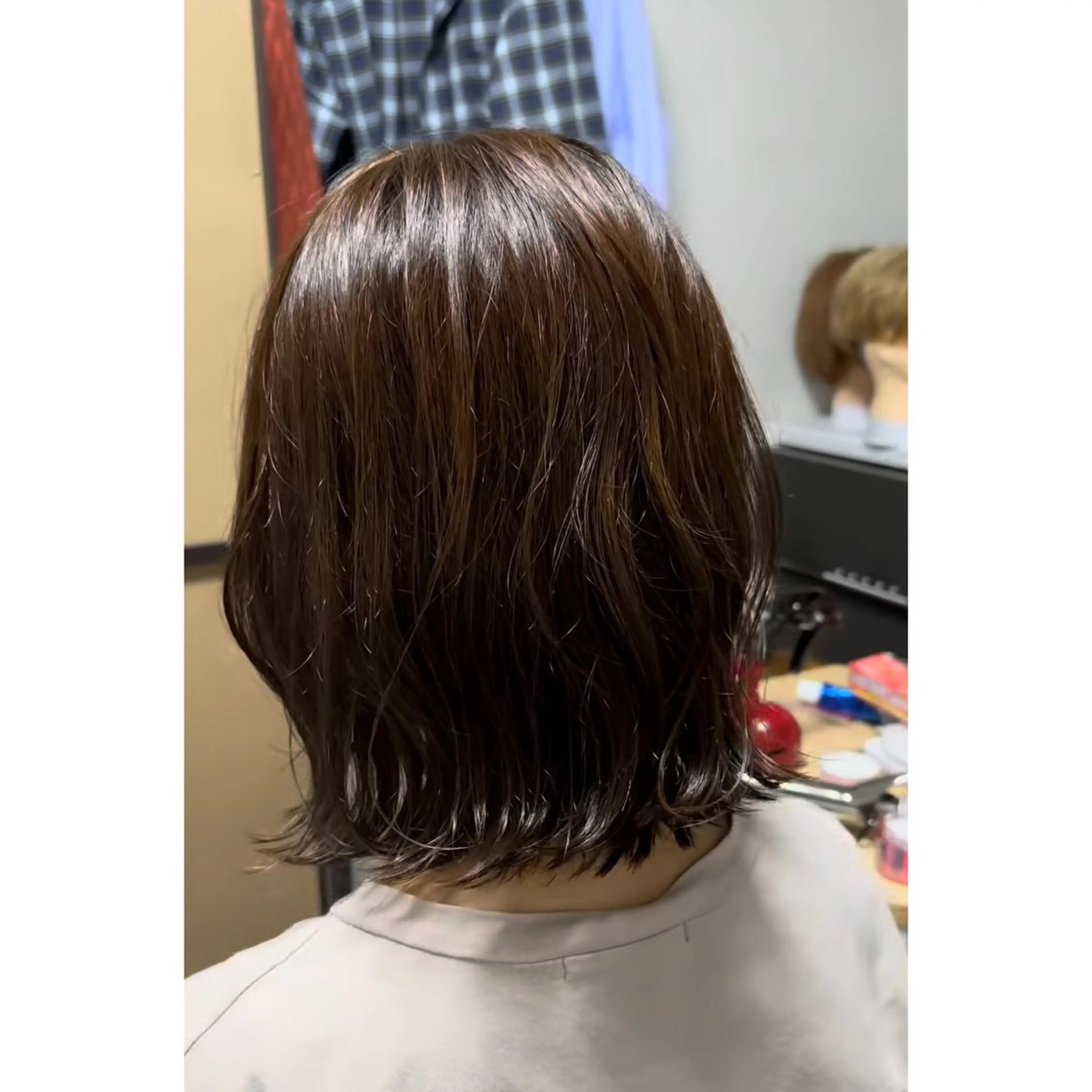 ミディアム カラー ブリーチ ブラウンカラー ブリーチなしカラー RETOUCH by fifth GINZA所属・似合わせパーマ🔥 河浪  大智のヘアスタイル