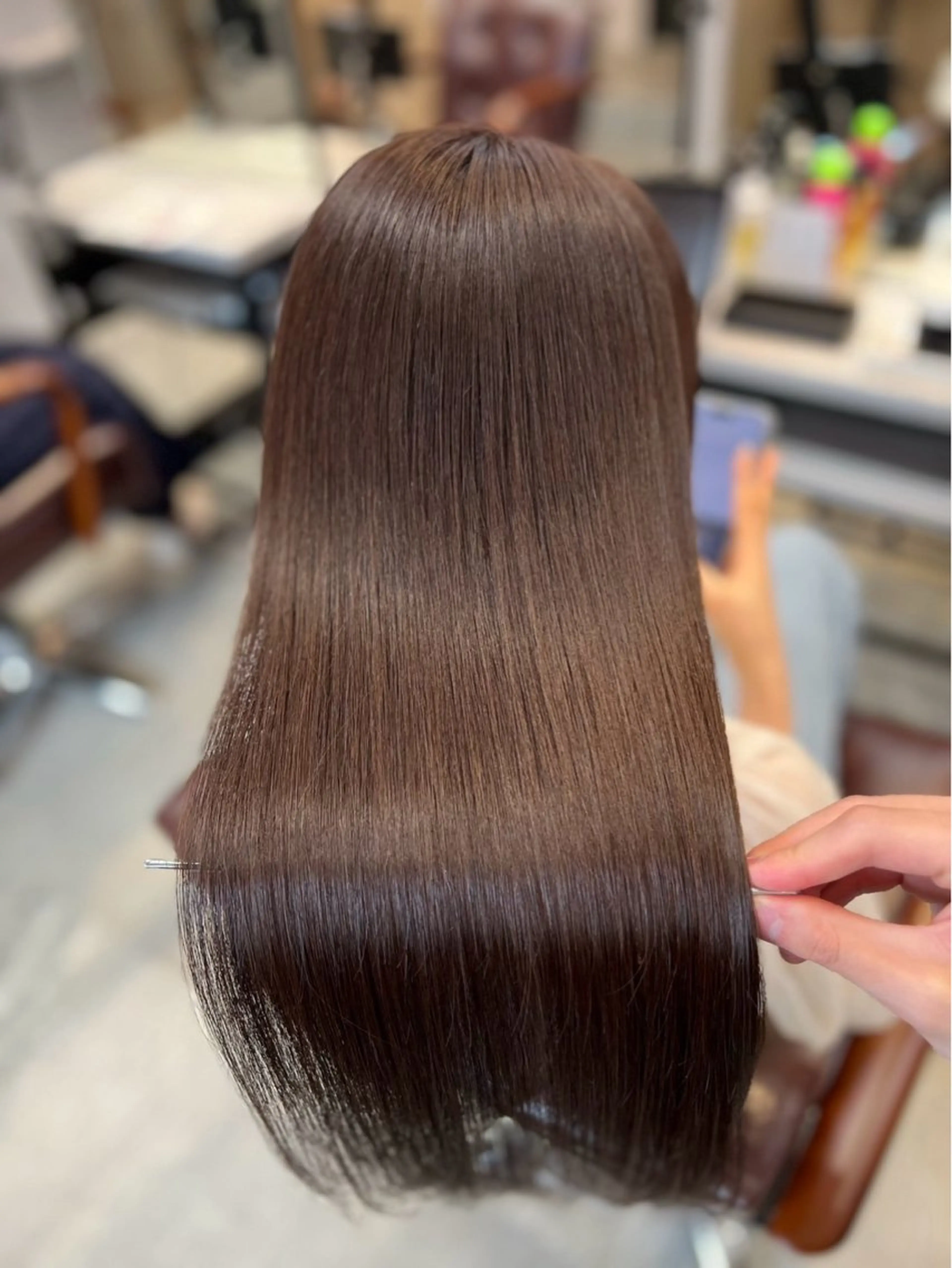 ロング カラー addict EAST所属・うるツヤ絹髪 /y.mao💎のヘアスタイル