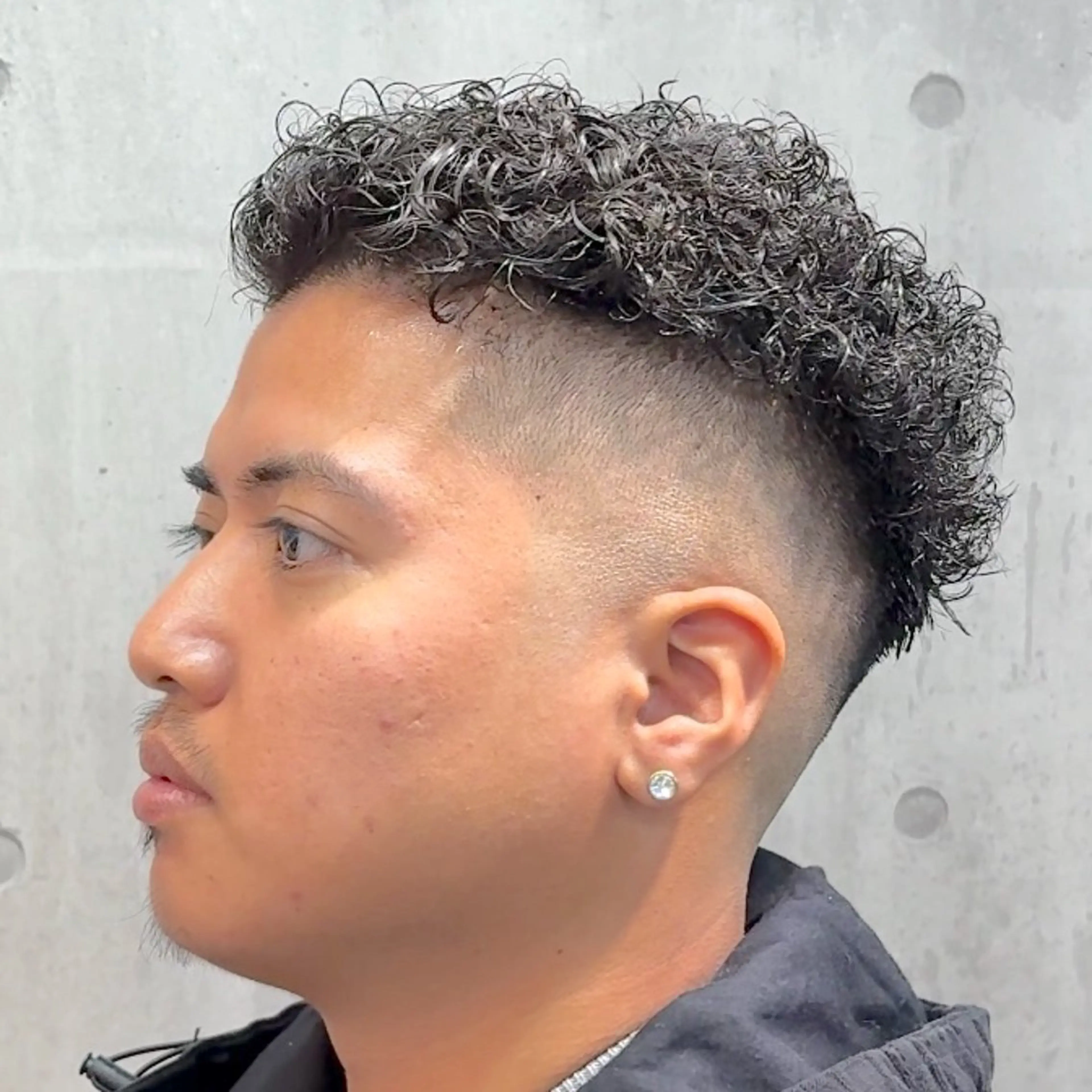 ショート パーマ ヘアアレンジ メンズ MENIN メンズ サロン　望月　涼太のヘアスタイル