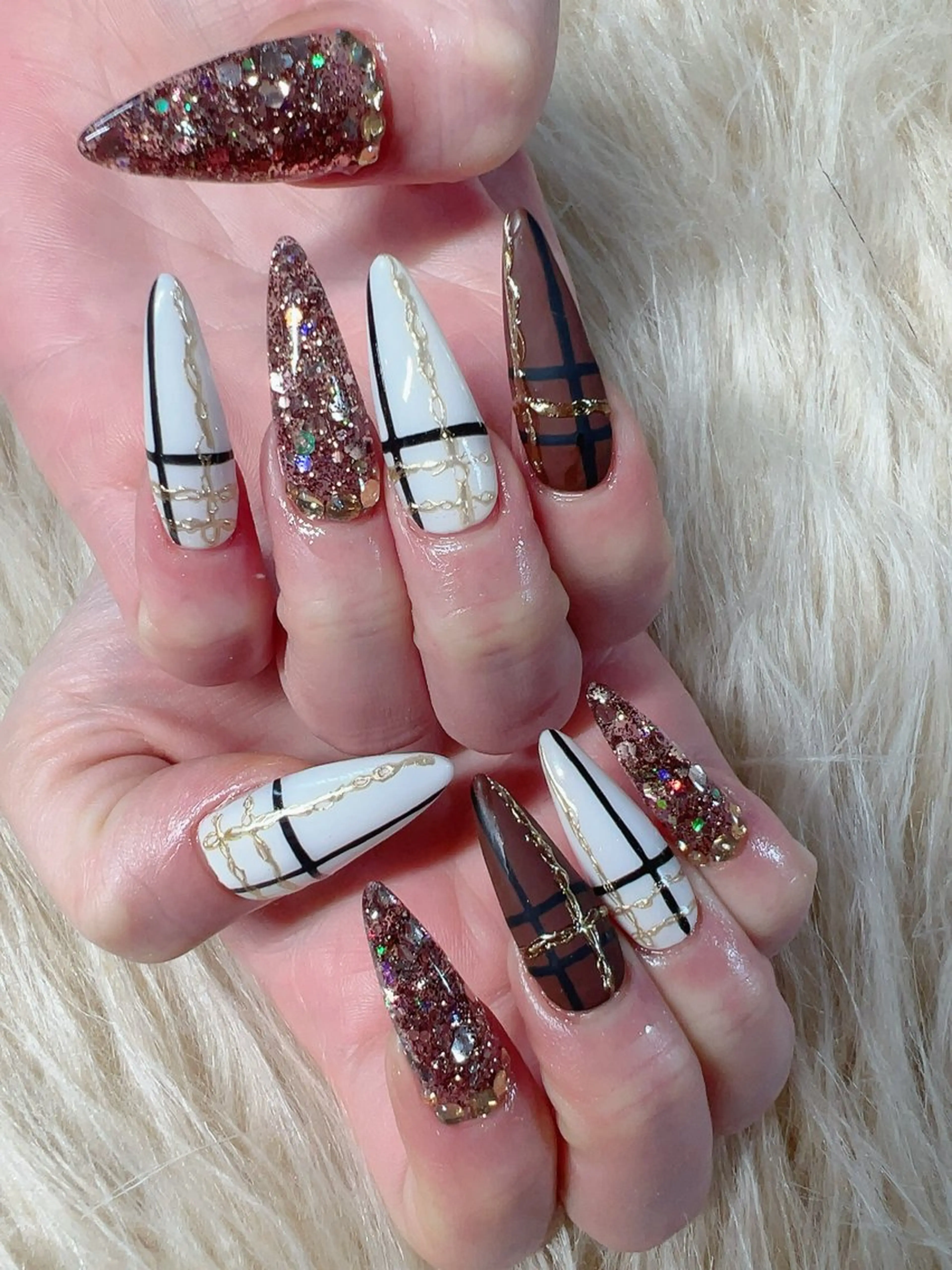 ネイル Koa woodのネイルデザイン