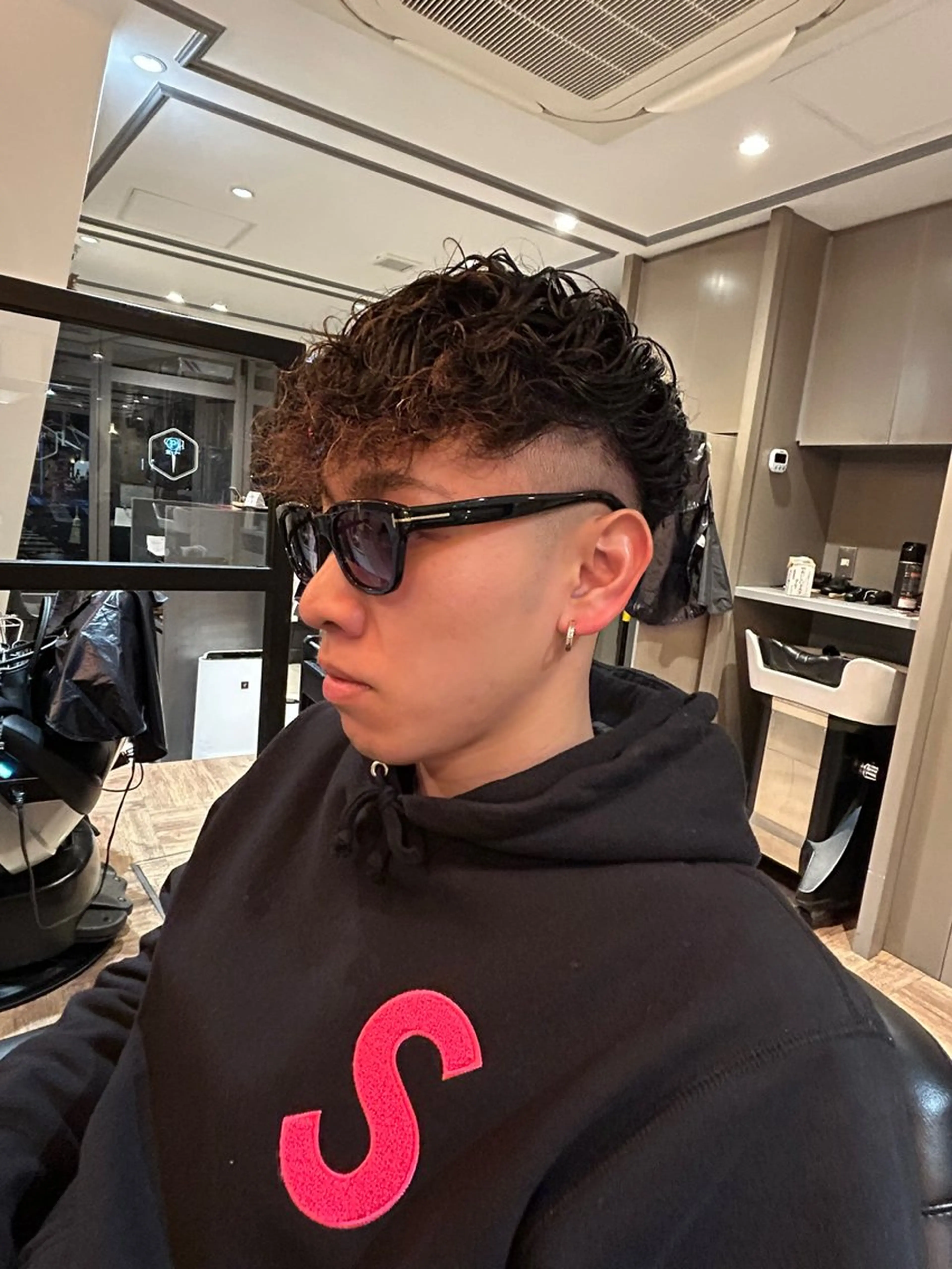 カット➕パーマ（スペインカール）の写真