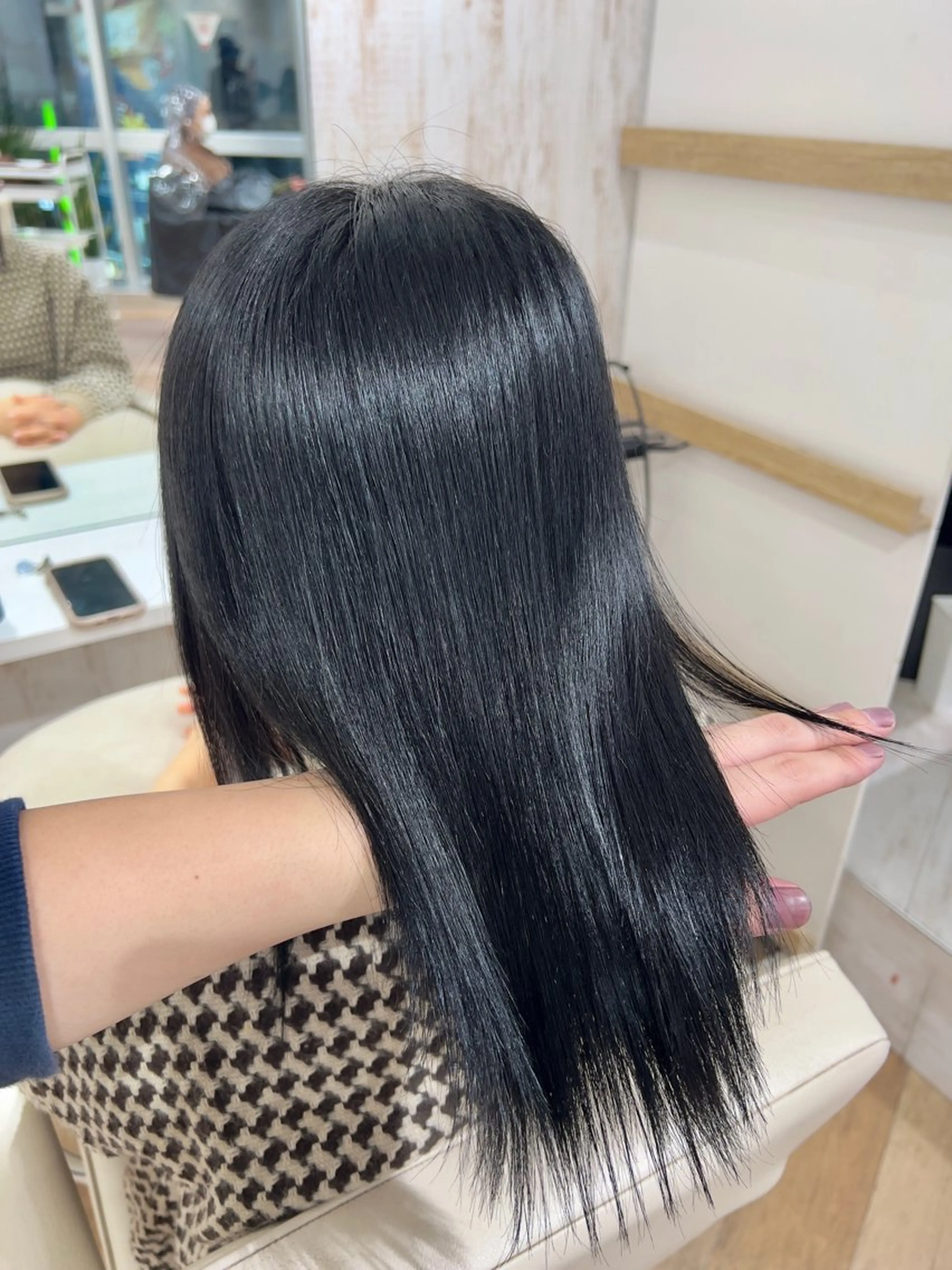 ロング カラー ネイビーカラー 立川/レイヤー/ 複雑履歴/ 西川翔真のヘアスタイル